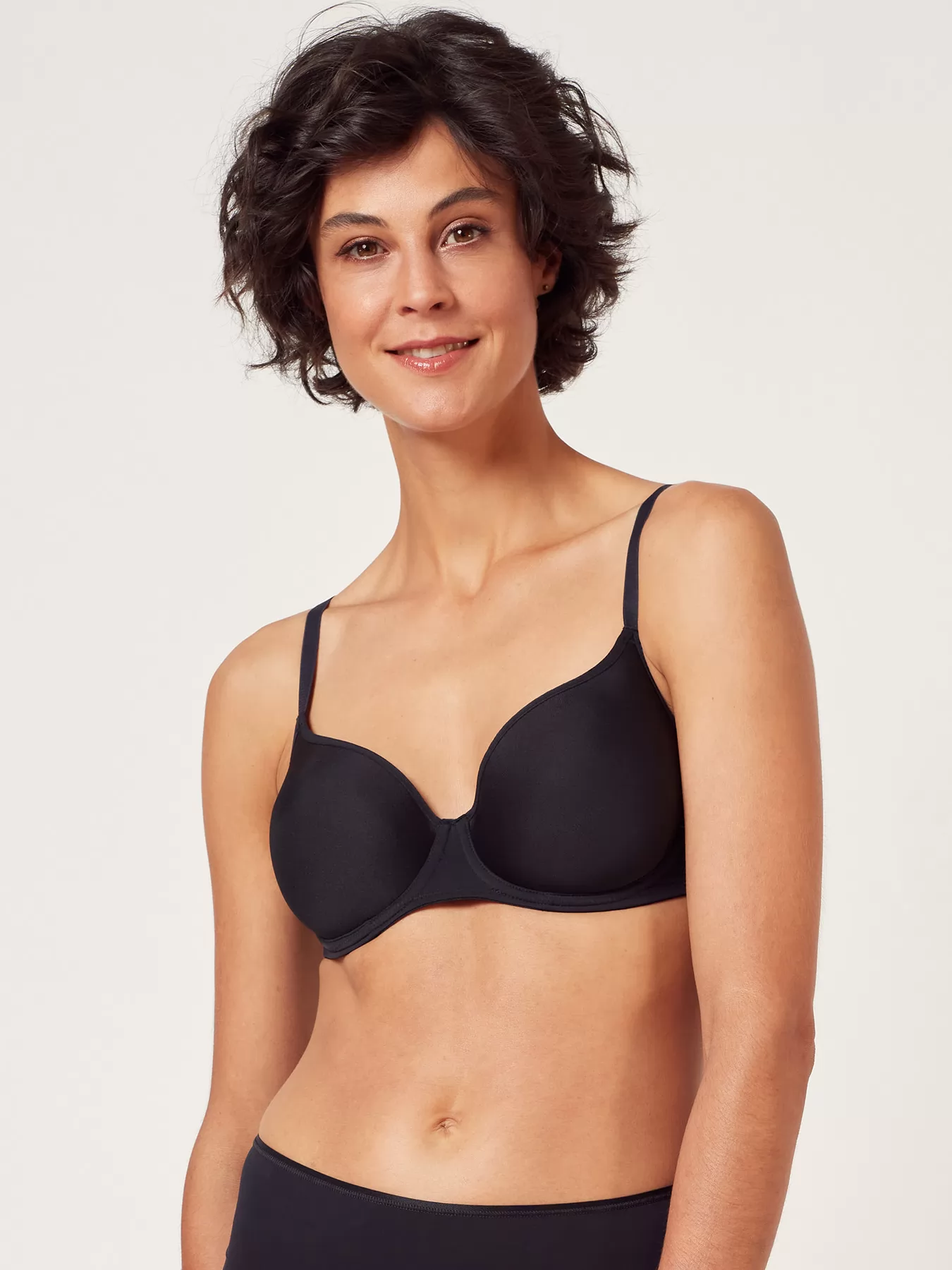 Czarny Biustonosz Huber Bra Selection 010102 - zdjęcie 1