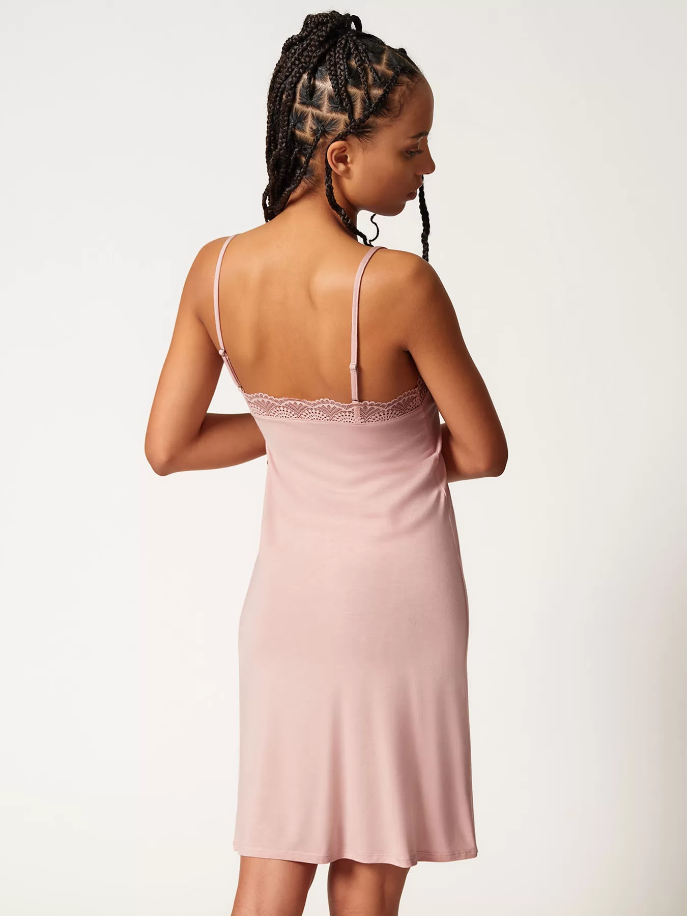 Różowy Koszula nocna Skiny Every Night 082614 - zdjęcie 2