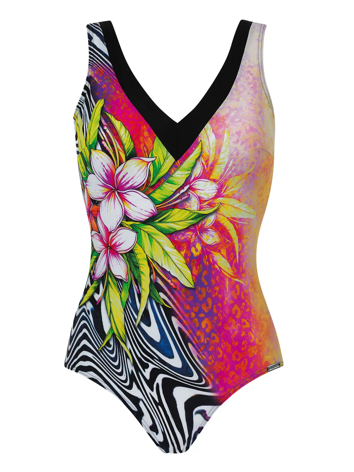 Różowy, wielobarwny, zielony Kostium kąpielowy Sunmarin 12023 - zdjęcie 1