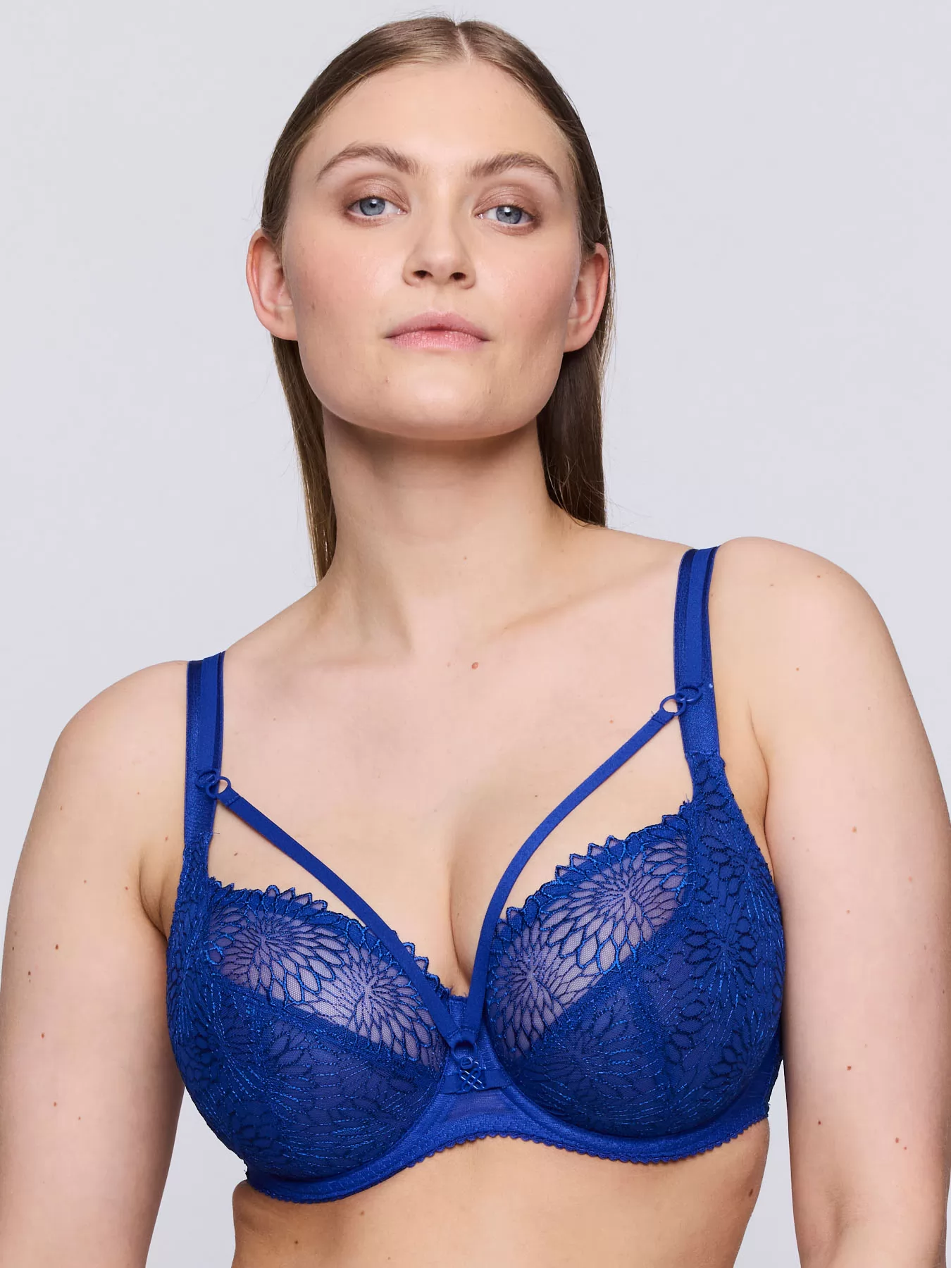 Niebieski Biustonosz balkonetka PrimaDonna Sophora 163185 - zdjęcie 1