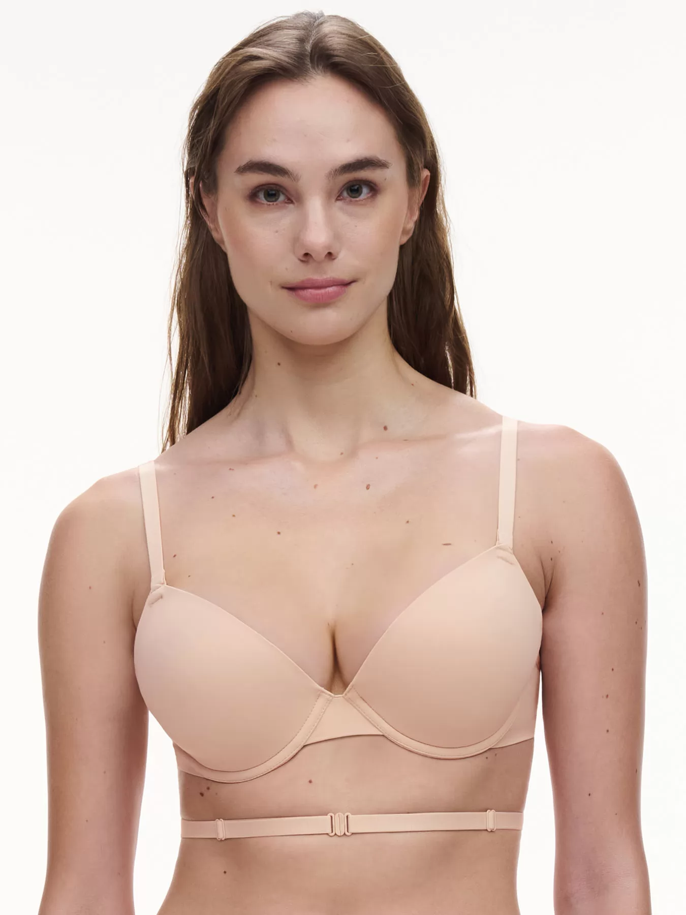 Beżowy Biustonosz usztywniany Chantelle Open Back C912N9 - zdjęcie 1