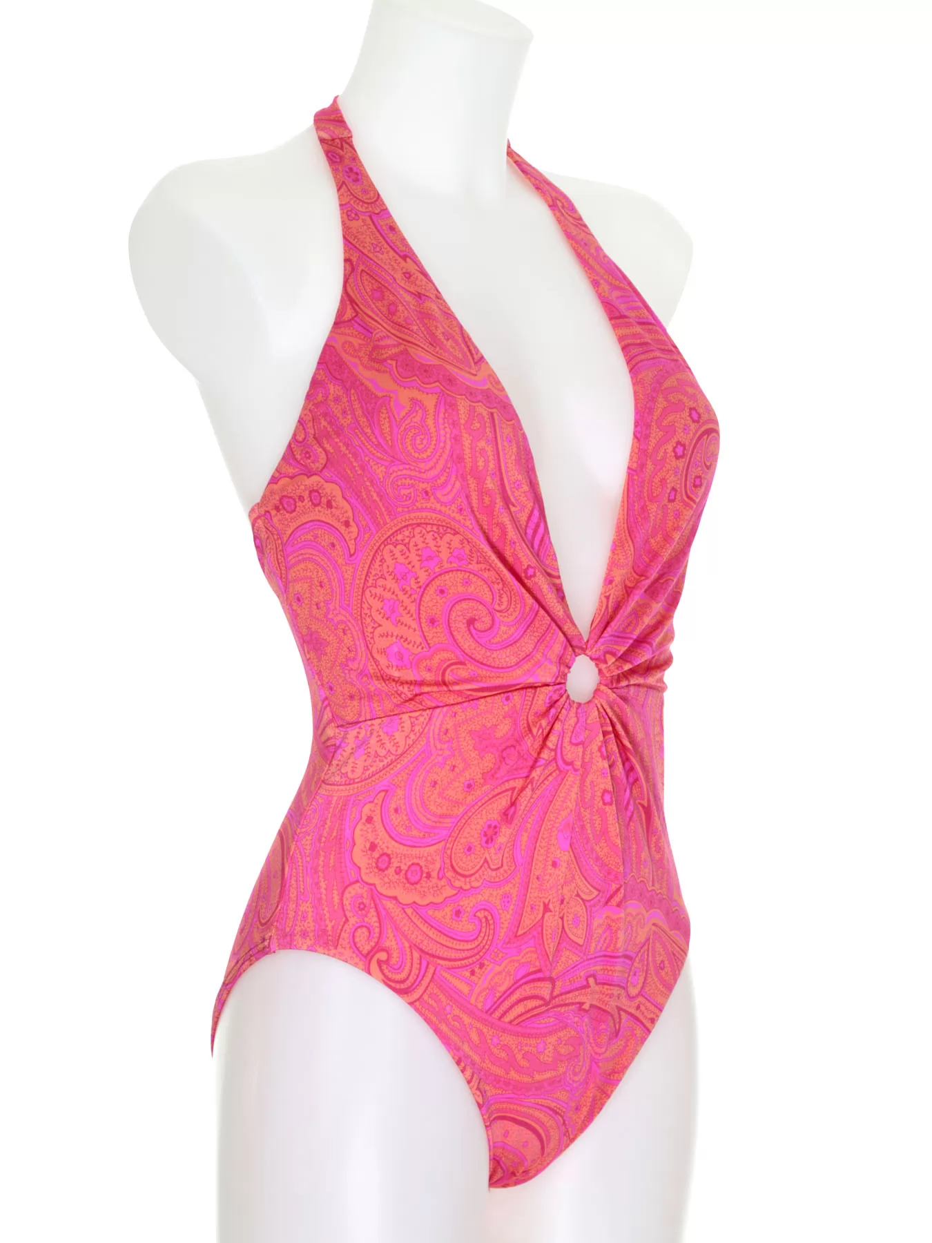 Pomarańczowy, różowy Kostium kąpielowy Olympia 32607 - zdjęcie 6