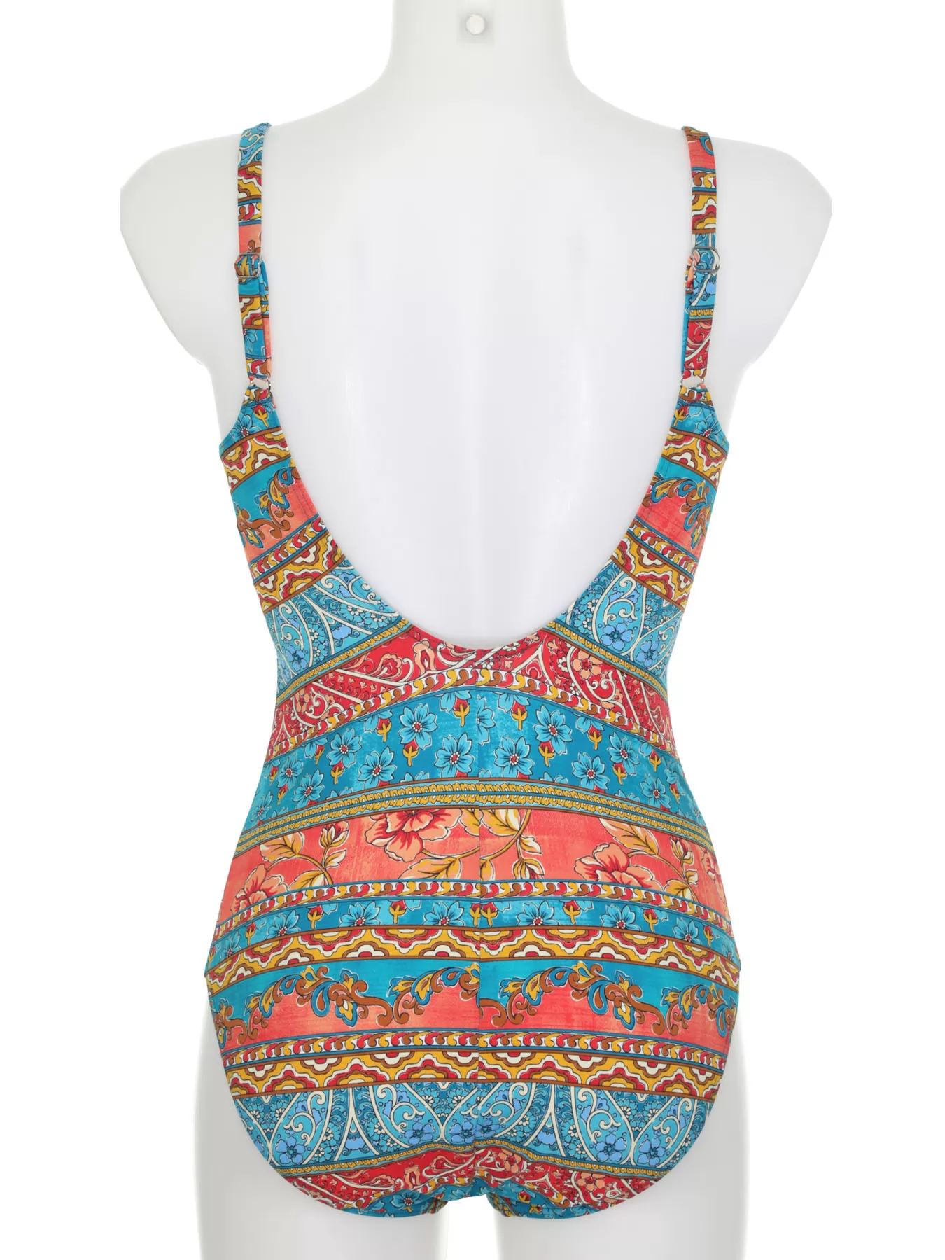 Czerwony, niebieski, wielobarwny Kostium kąpielowy Olympia 32608 - zdjęcie 6