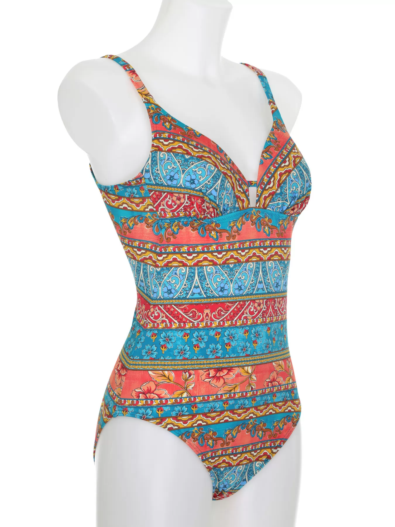 Czerwony, niebieski, wielobarwny Kostium kąpielowy Olympia 32608 - zdjęcie 7