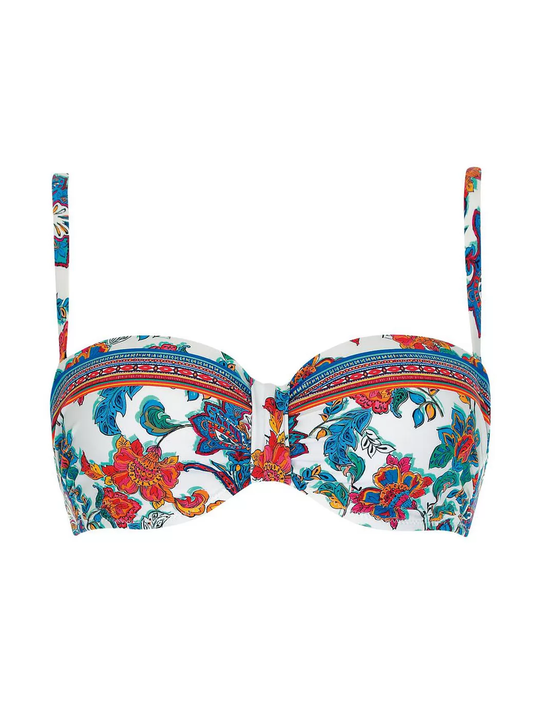 Niebieski, pomarańczowy, wielobarwny Góra od kostiumu Olympia 31641 - zdjęcie 5