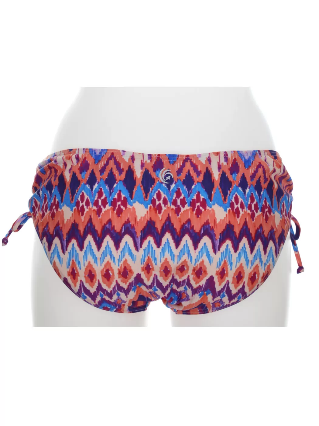 Niebieski, pomarańczowy, wielobarwny Dół od kostiumu Olympia 31017 - zdjęcie 3