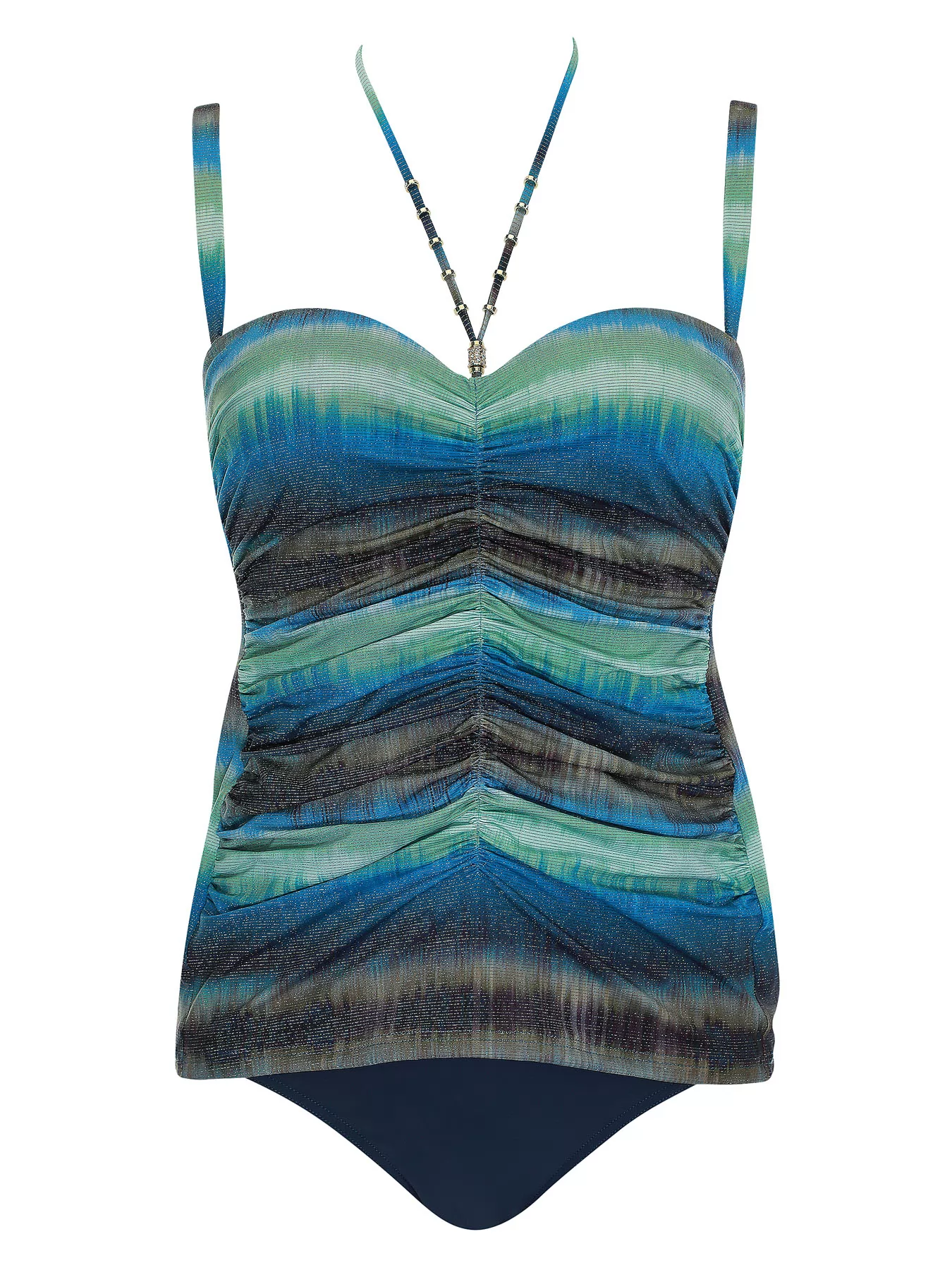 Niebieski, wielobarwny, zielony Tankini Opera 68008 - zdjęcie 1