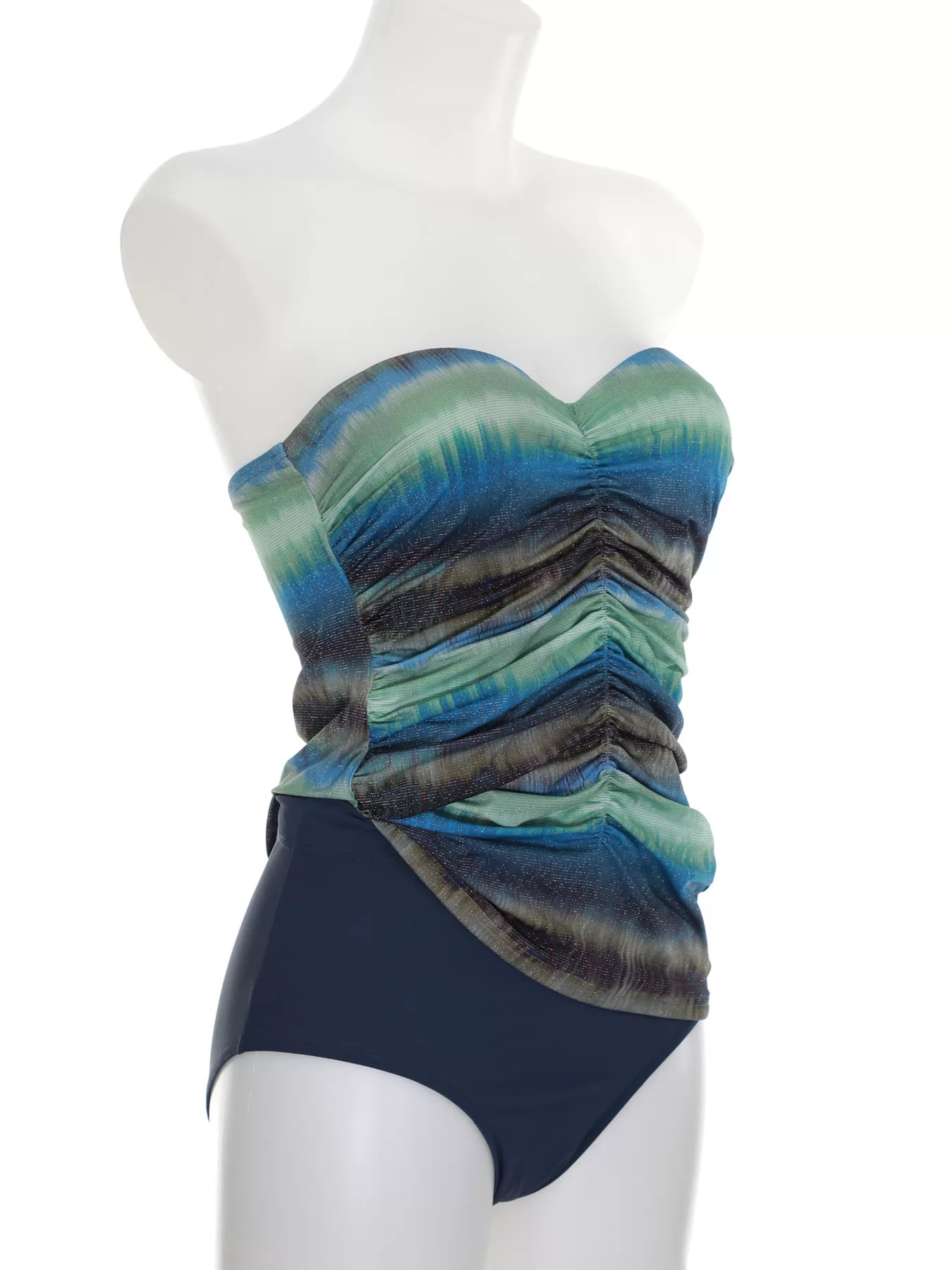 Niebieski, wielobarwny, zielony Tankini Opera 68008 - zdjęcie 3