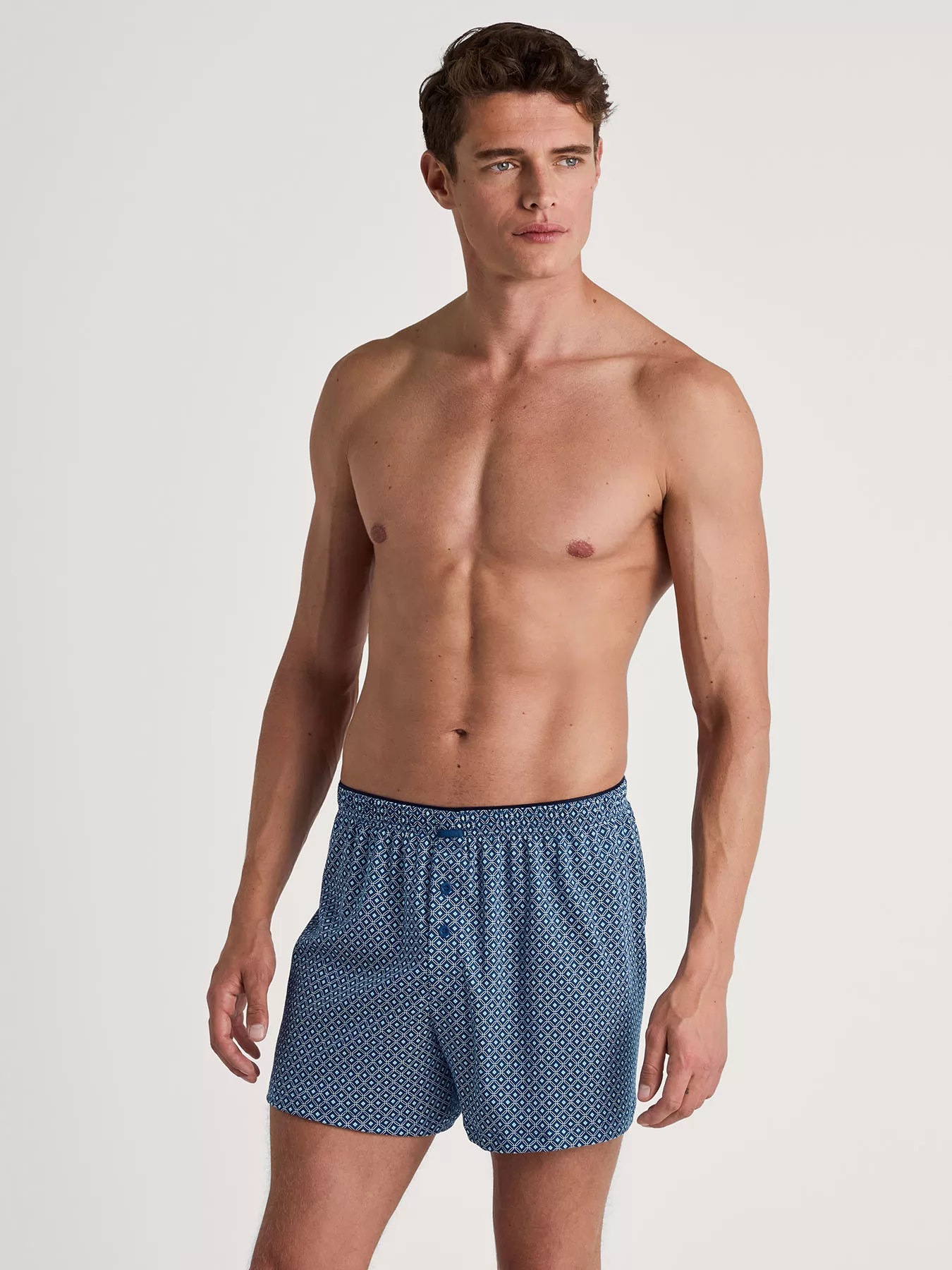 Niebieski Bokserki męskie Calida Cotton Choice 24367 - zdjęcie 3