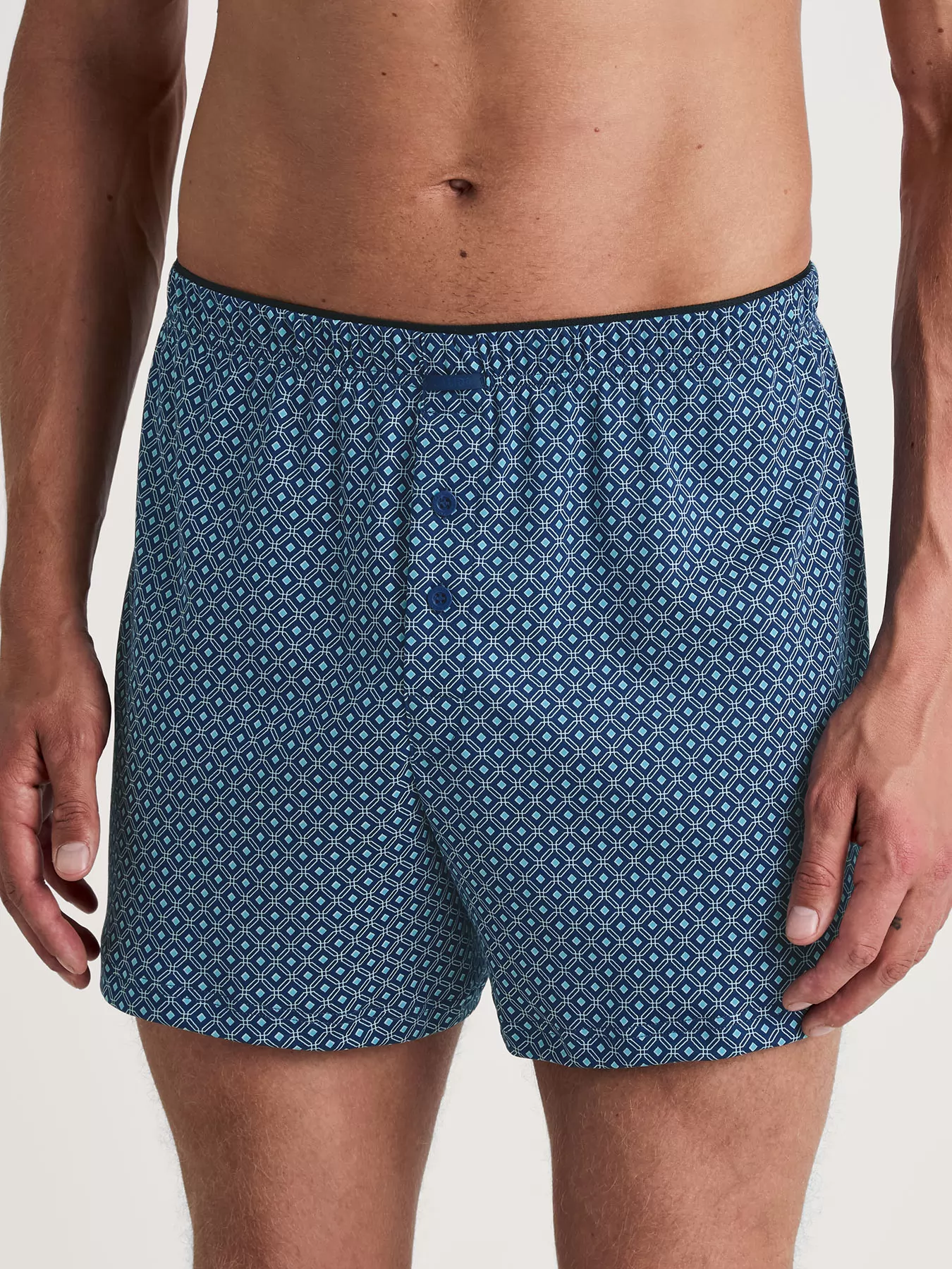 Niebieski Bokserki męskie Calida Cotton Choice 24367 - zdjęcie 1