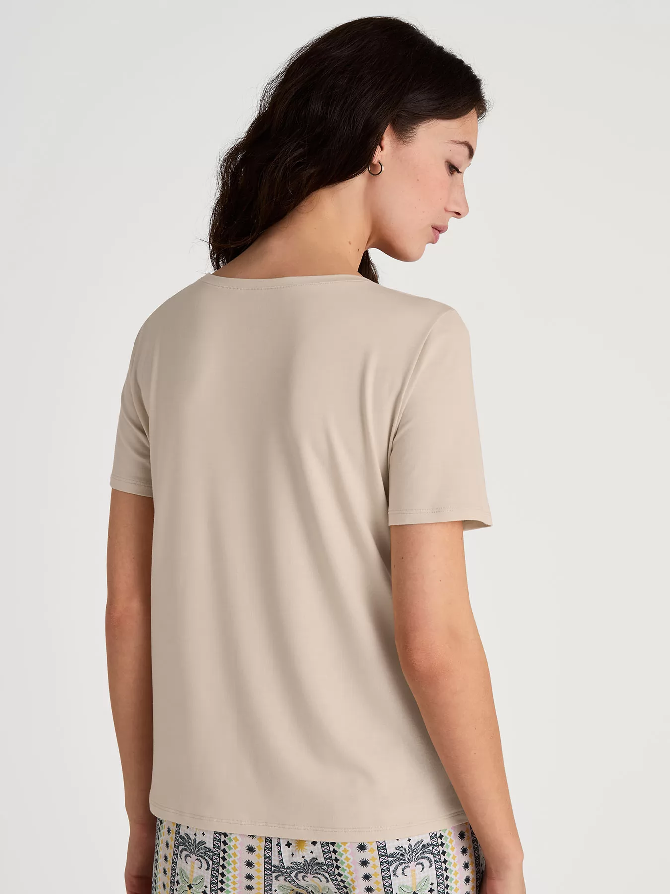 Beżowy Koszulka damska Calida Favourites Sun 14359 - zdjęcie 2