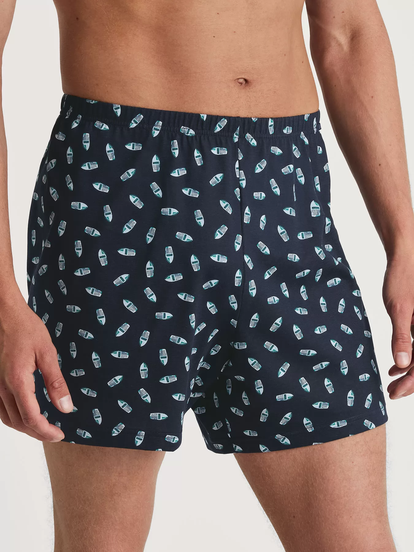 Granatowy Bokserki męskie Calida Cotton Choice 24389 - zdjęcie 1