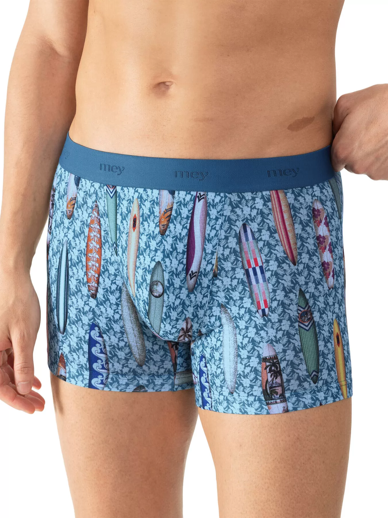 Niebieski Bokserki męskie mey Beach Board Dreams 2120063 - zdjęcie 1