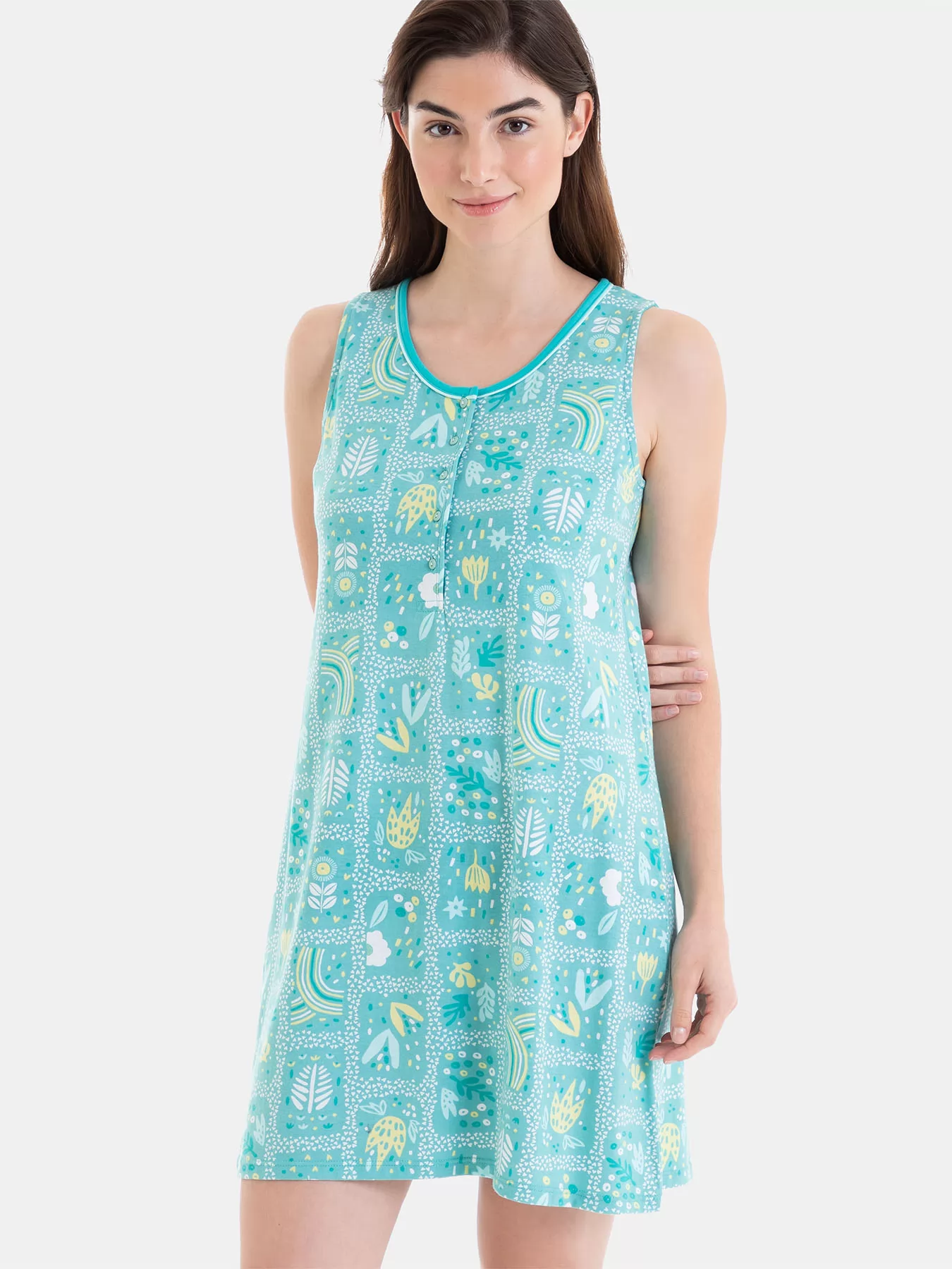 Niebieski Koszula nocna Massana 257217 - zdjęcie 3