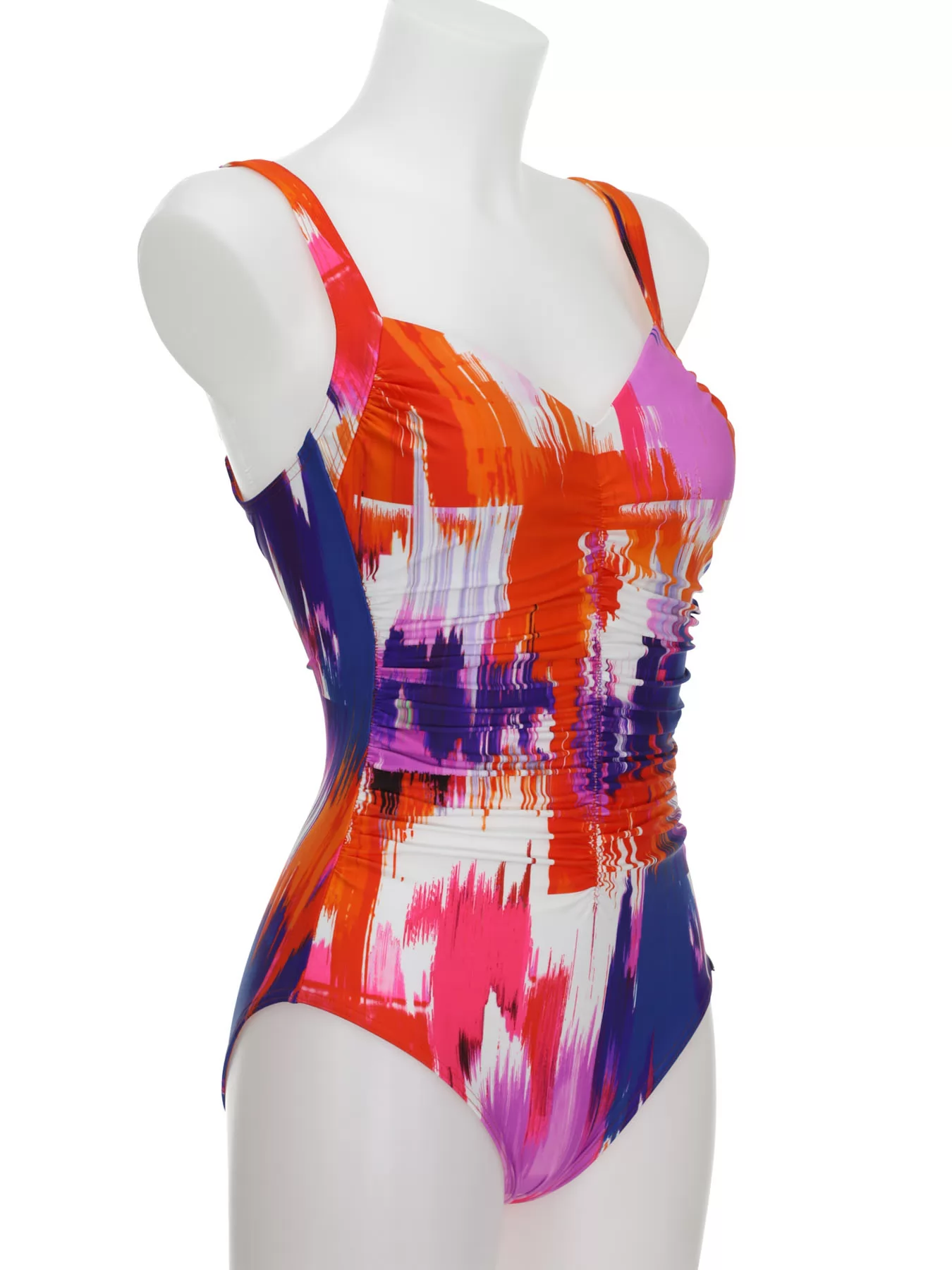 Pomarańczowy, różowy, wielobarwny Kostium kąpielowy Sunflair 72051 - zdjęcie 5