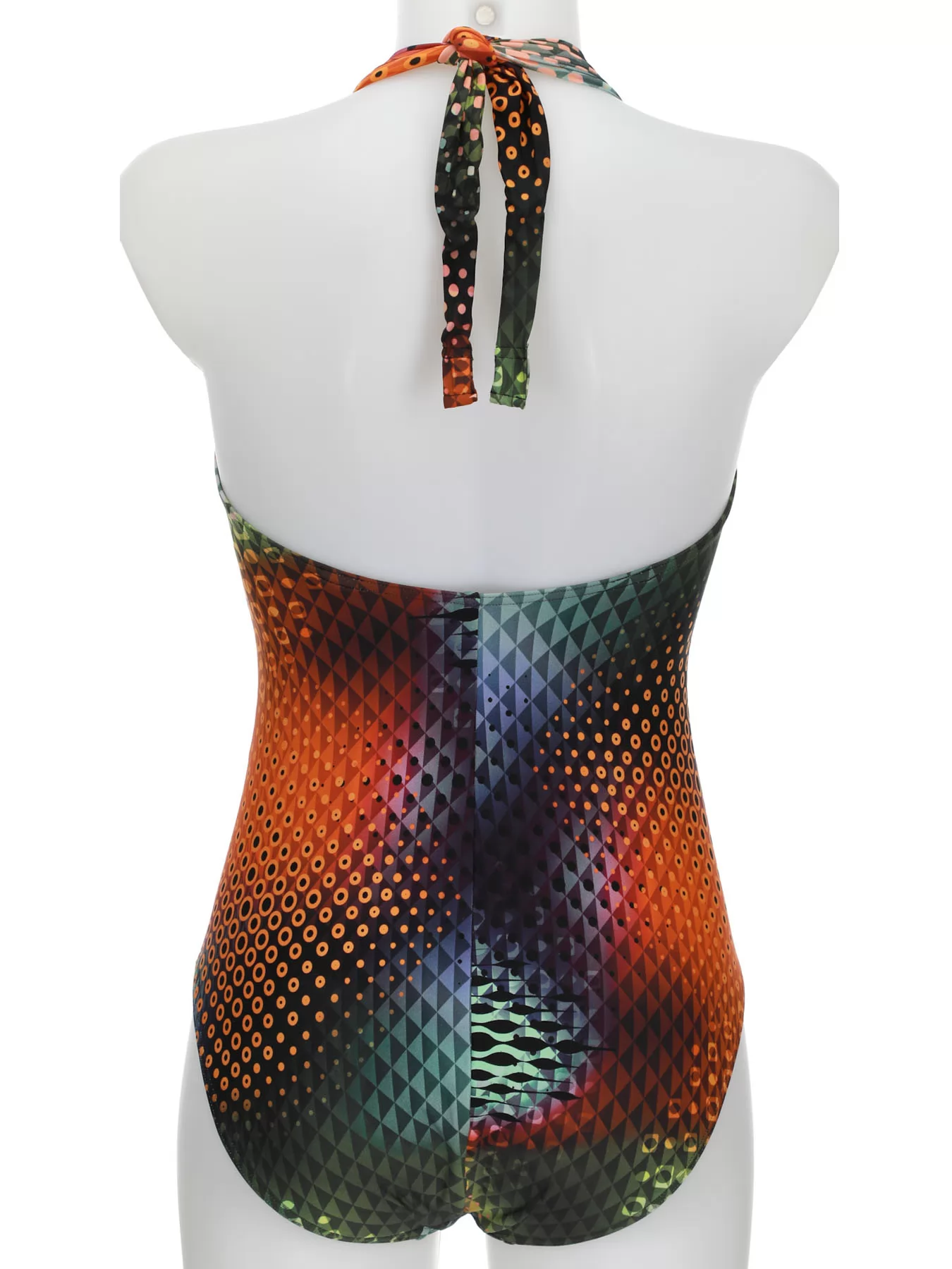 Pomarańczowy, wielobarwny, zielony Kostium kąpielowy Opera 62611 - zdjęcie 5