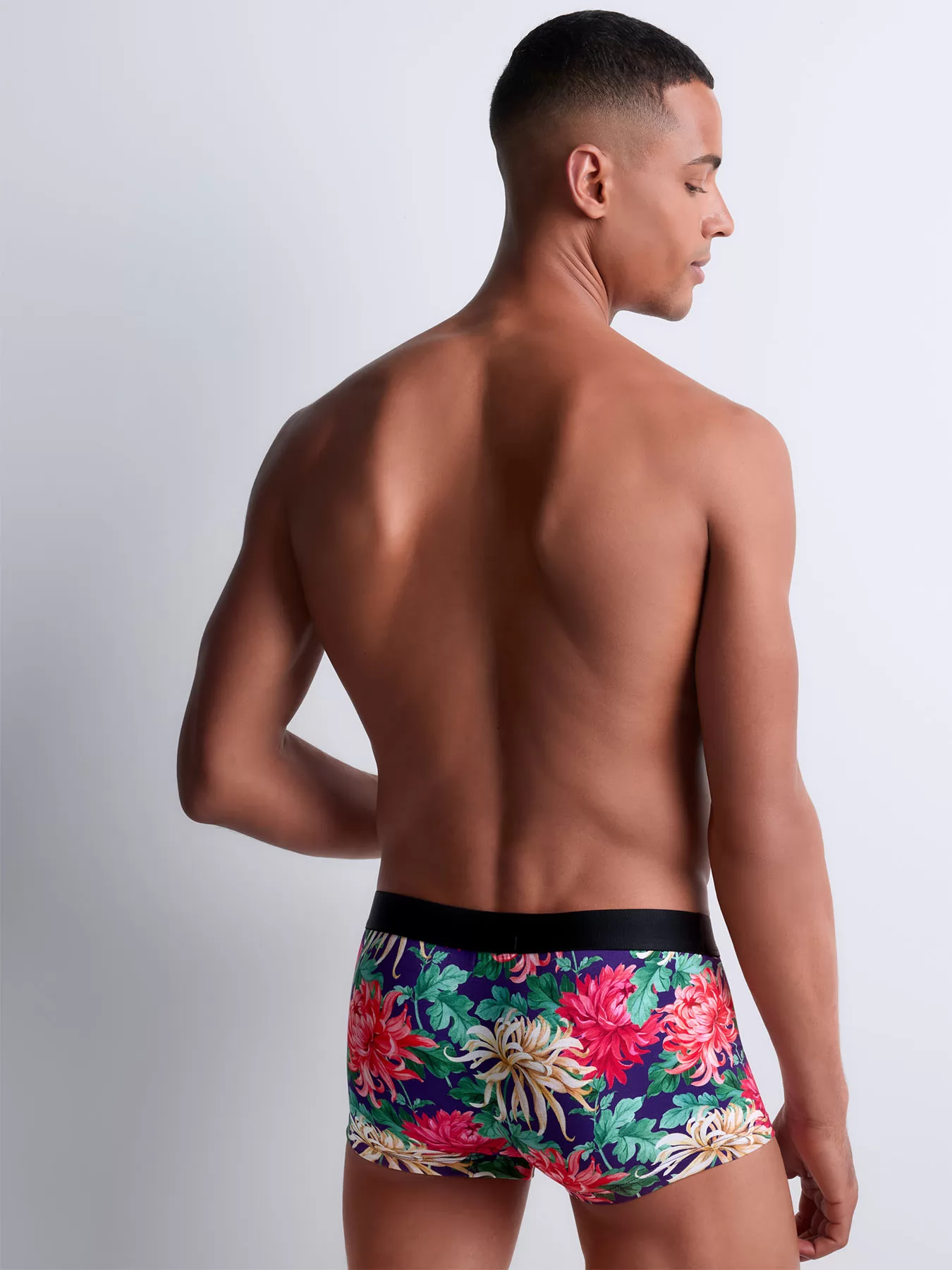 Fioletowy, wielobarwny, zielony Bokserki męskie Aubade Homme XB79T - zdjęcie 3