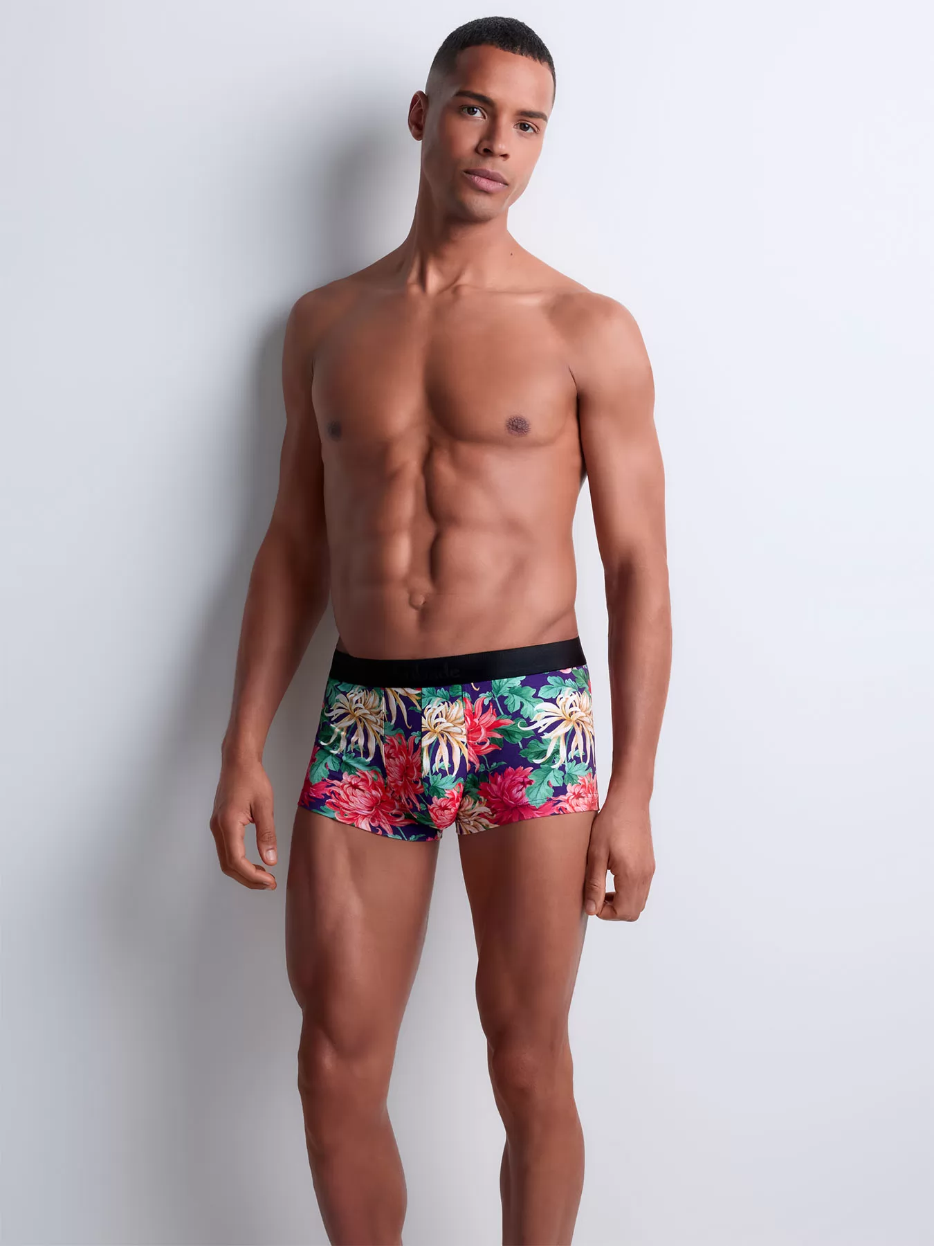 Fioletowy, wielobarwny, zielony Bokserki męskie Aubade Homme XB79T - zdjęcie 4