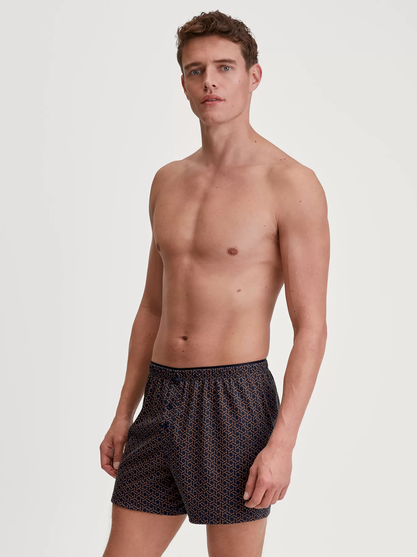 Granatowy Bokserki męskie Calida Cotton Choice 24367 - zdjęcie 4