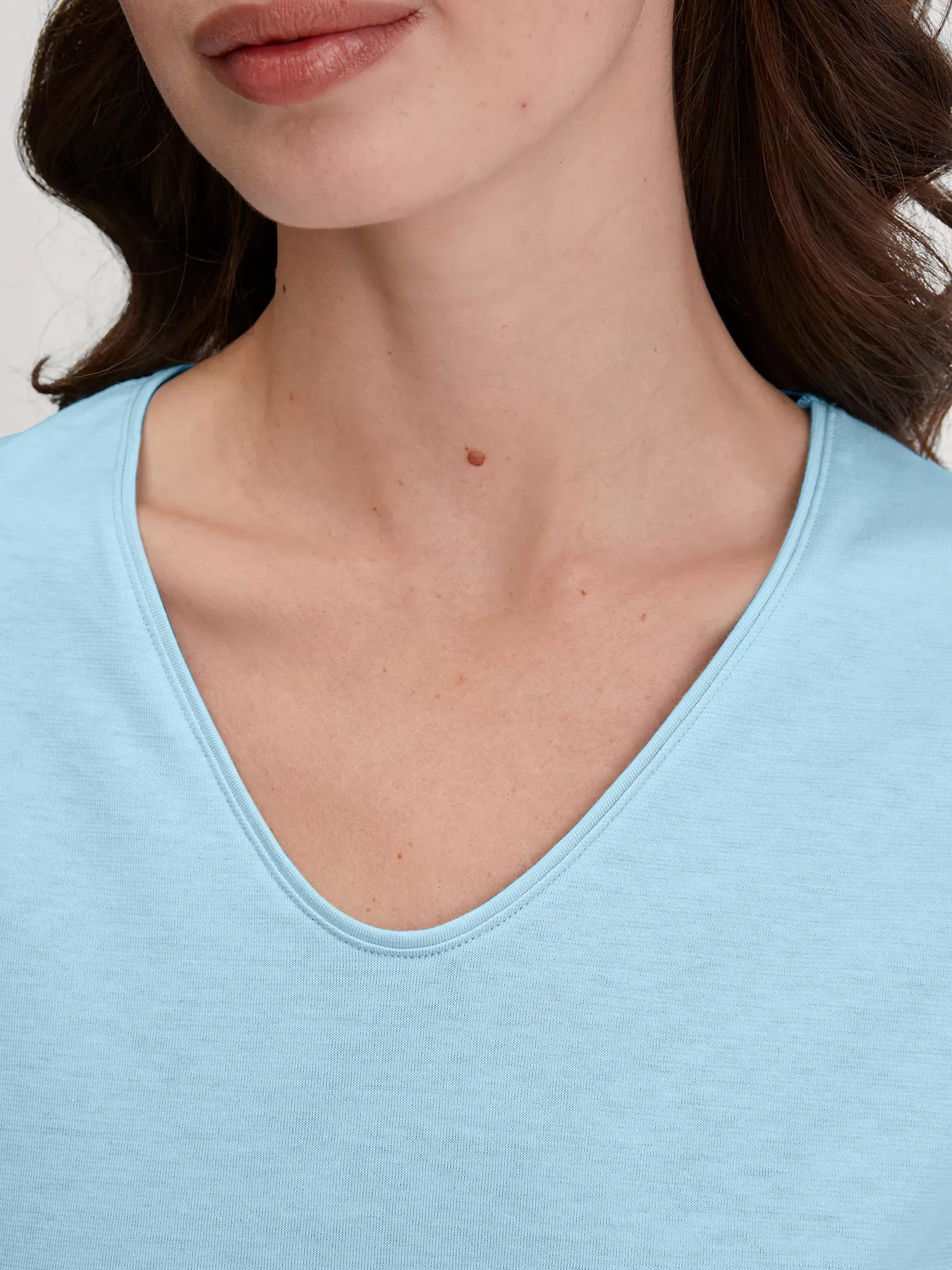 Niebieski Koszulka damska Calida Favourites Journey 14995 - zdjęcie 3