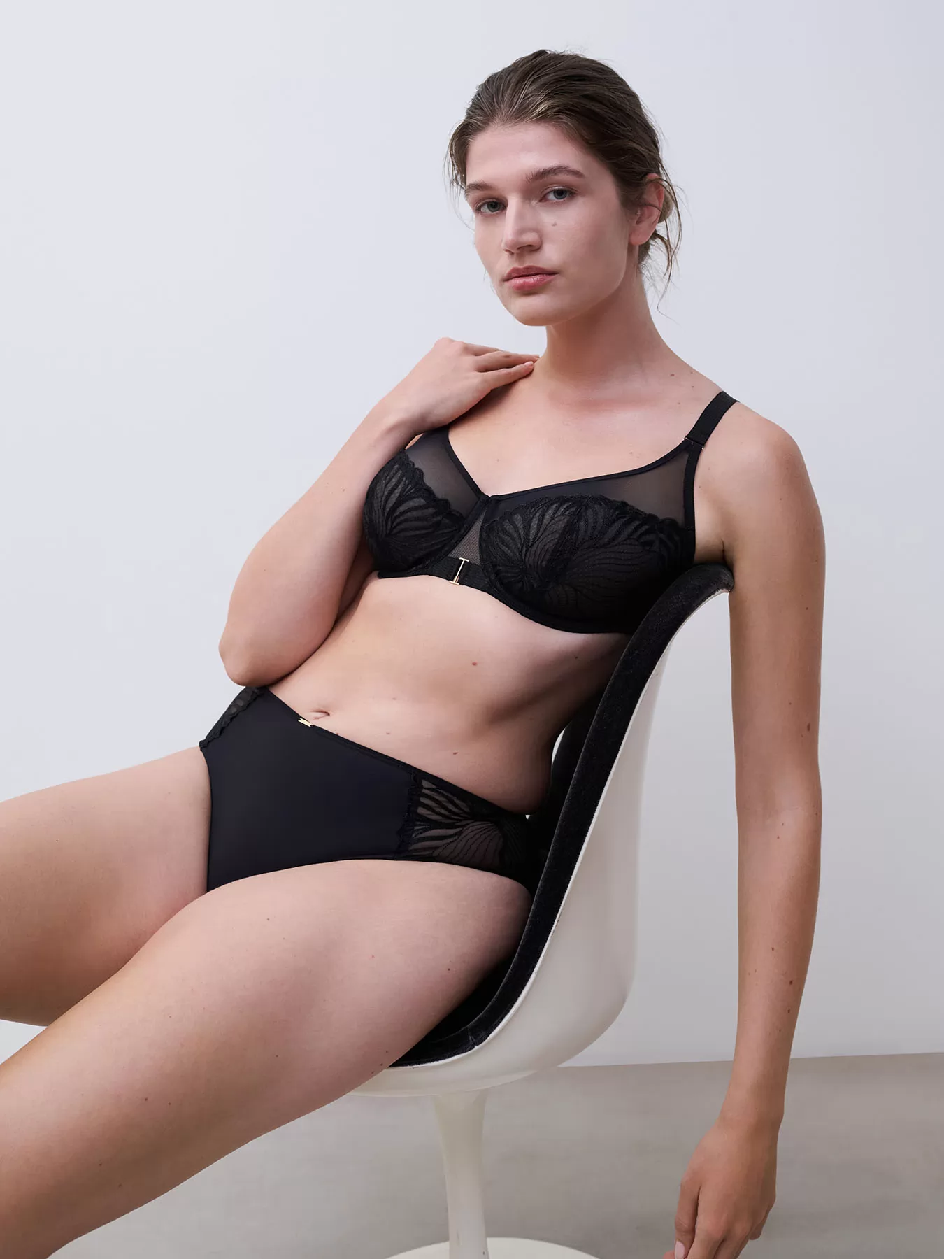 Czarny Figi Chantelle Legend C15YC5 - zdjęcie 4