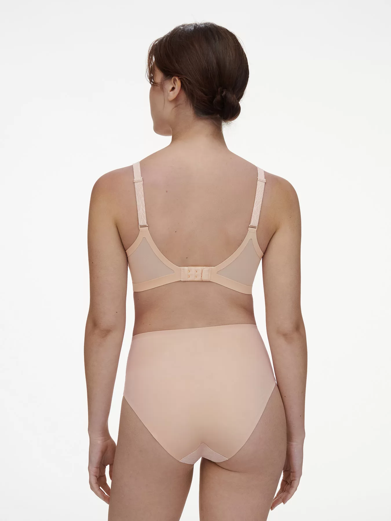 Beżowy Figi wysokie Chantelle Pure Lace C18IC5 - zdjęcie 5