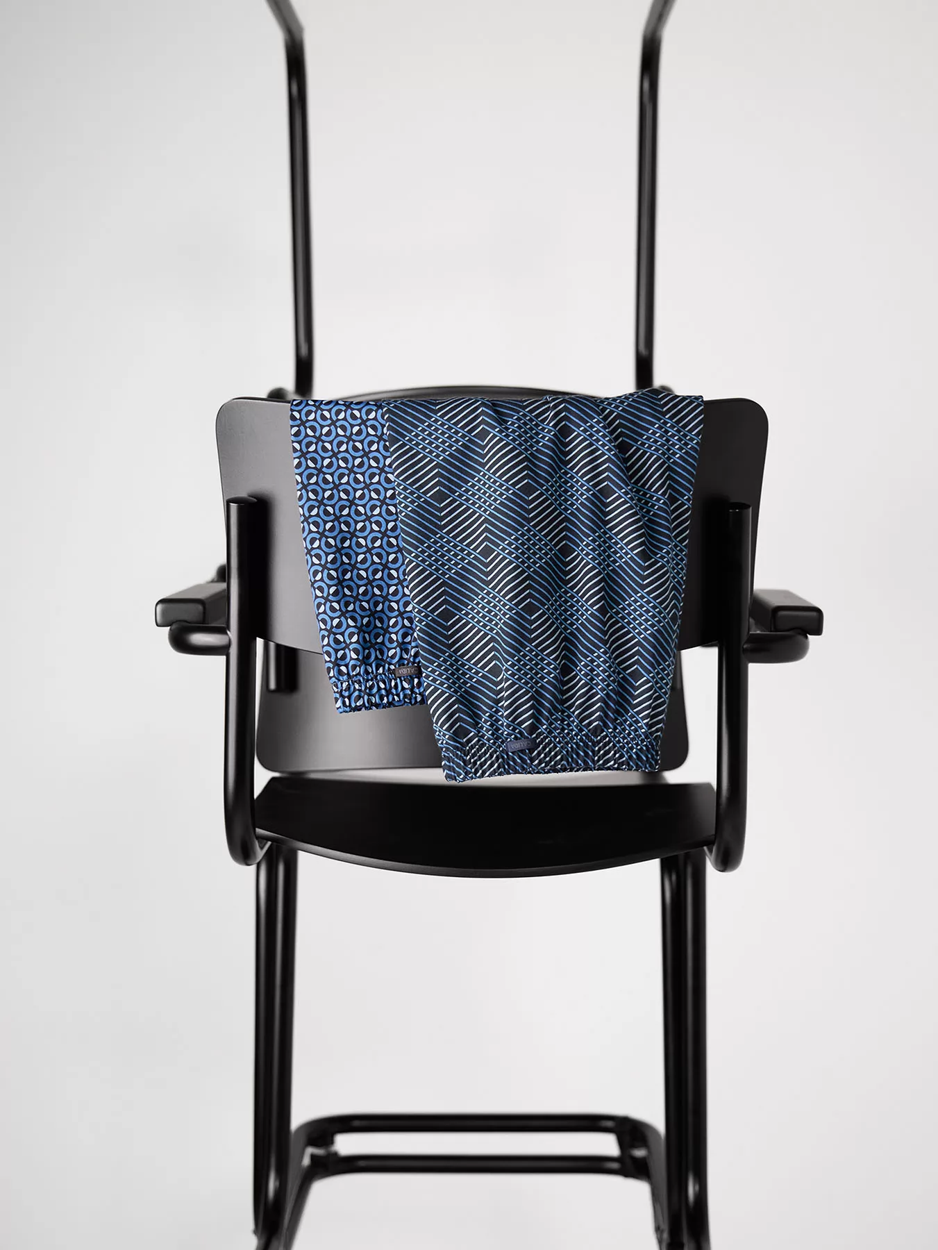 Granatowy, niebieski Piżama męska Calida Relax Imprint 47487 - zdjęcie 6