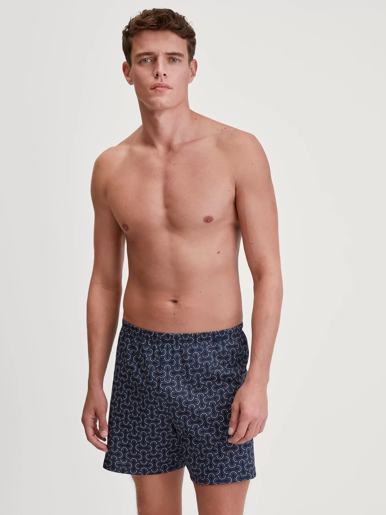 Granatowy Bokserki męskie Calida Cotton Choice 24389 - zdjęcie 4