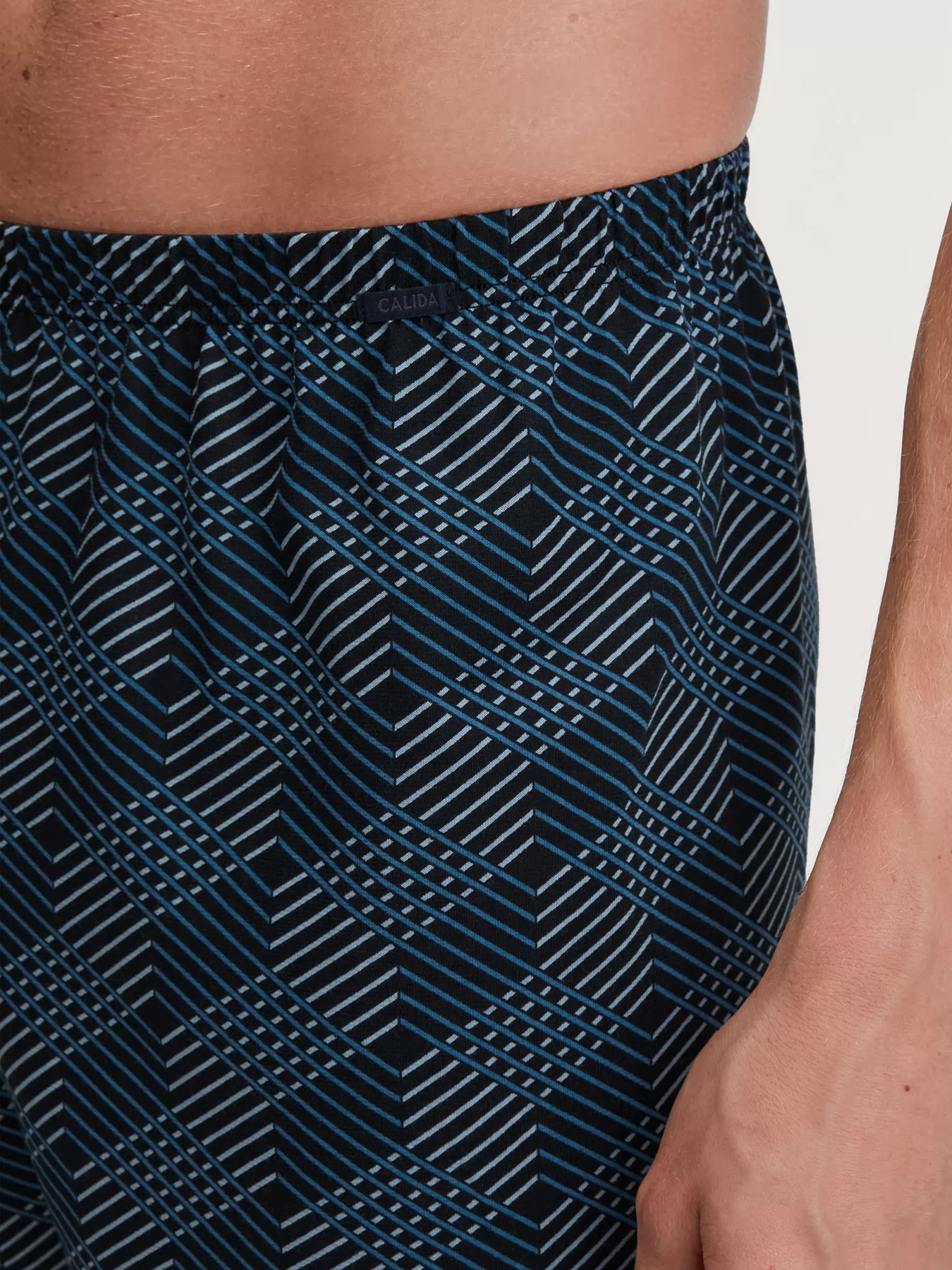 Granatowy Bokserki męskie Calida Cotton Choice 24389 - zdjęcie 3