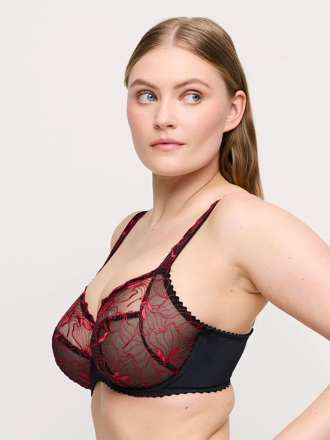 Czarny, czerwony Biustonosz PrimaDonna Springdale 163470 - zdjęcie 3