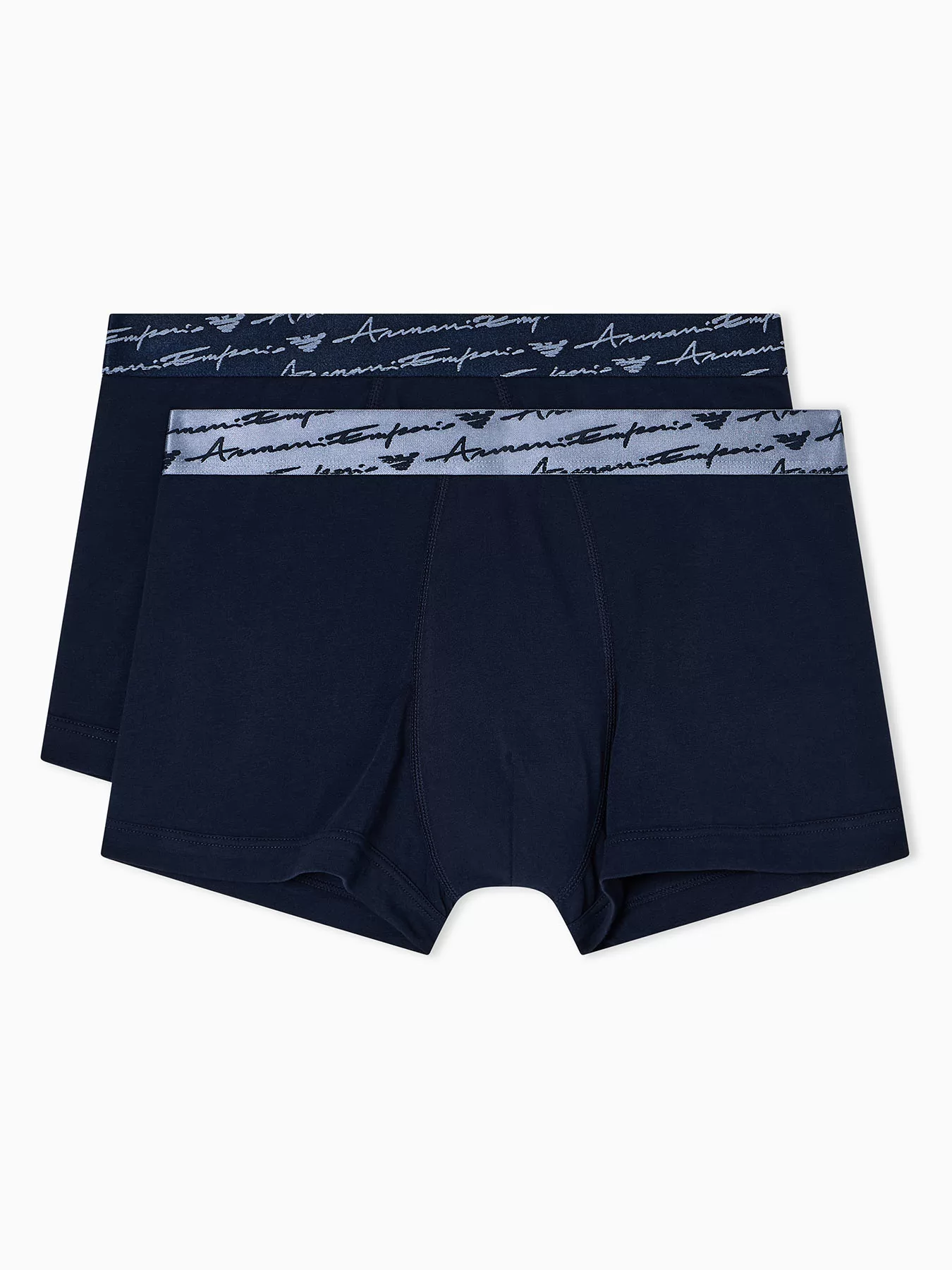 Granatowy Bokserki męskie 2PACK Emporio Armani M000253AF15007 - zdjęcie 2
