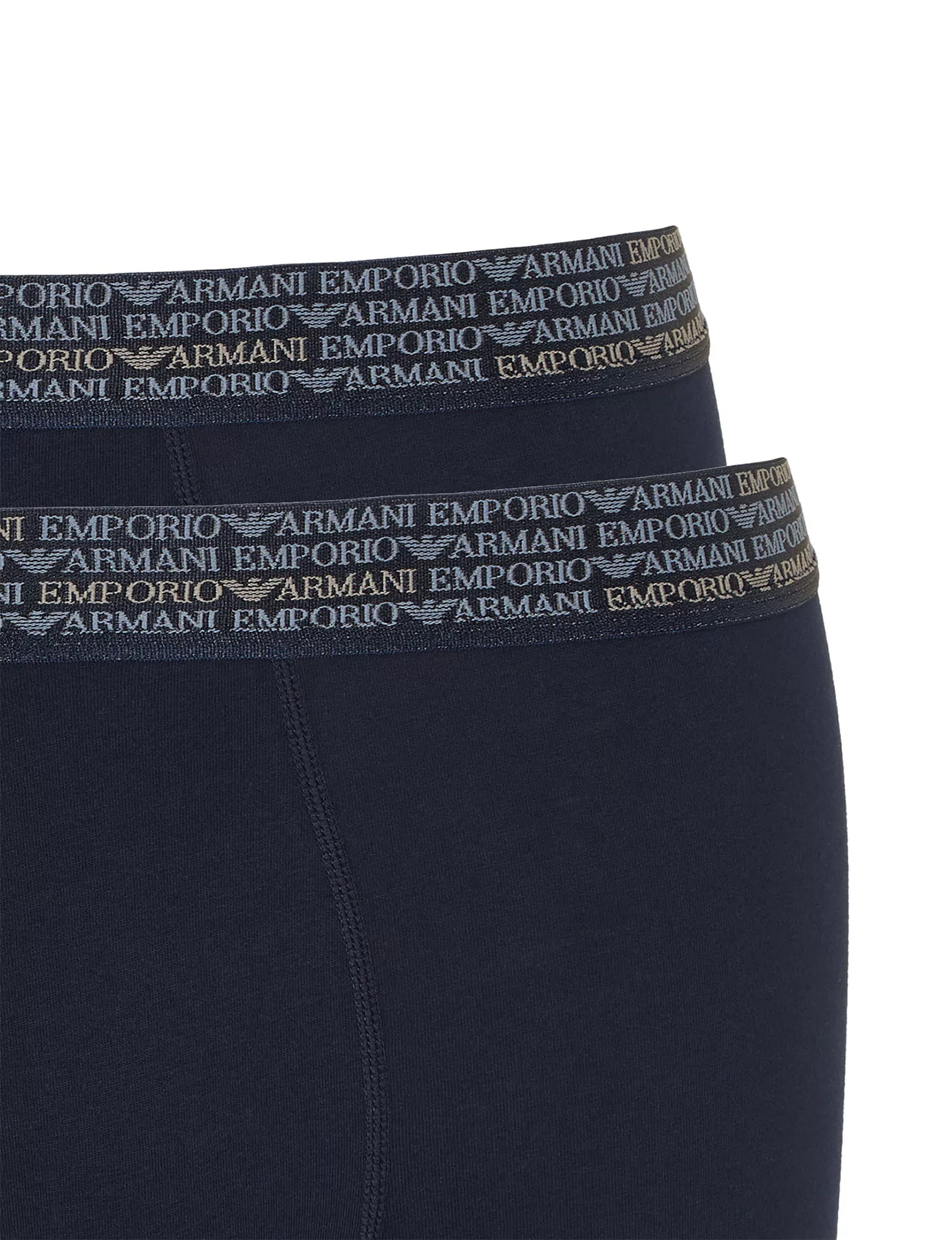 Granatowy Bokserki męskie 2PACK Emporio Armani M000253AF18544 - zdjęcie 3