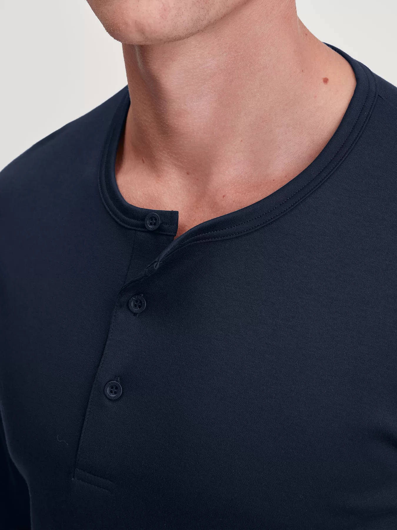 Granatowy Piżama męska Calida Family and Friends 41884 - zdjęcie 4