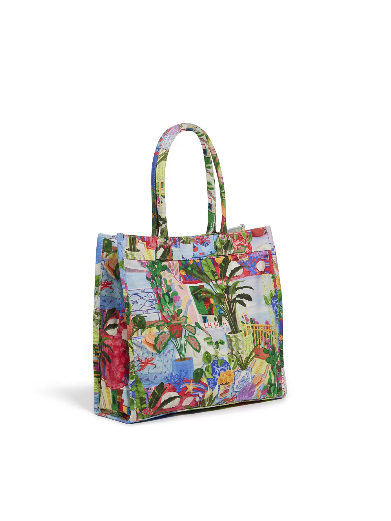 Niebieski, wielobarwny, zielony Torba plażowa Seafolly La Boca 72176-BG - zdjęcie 3