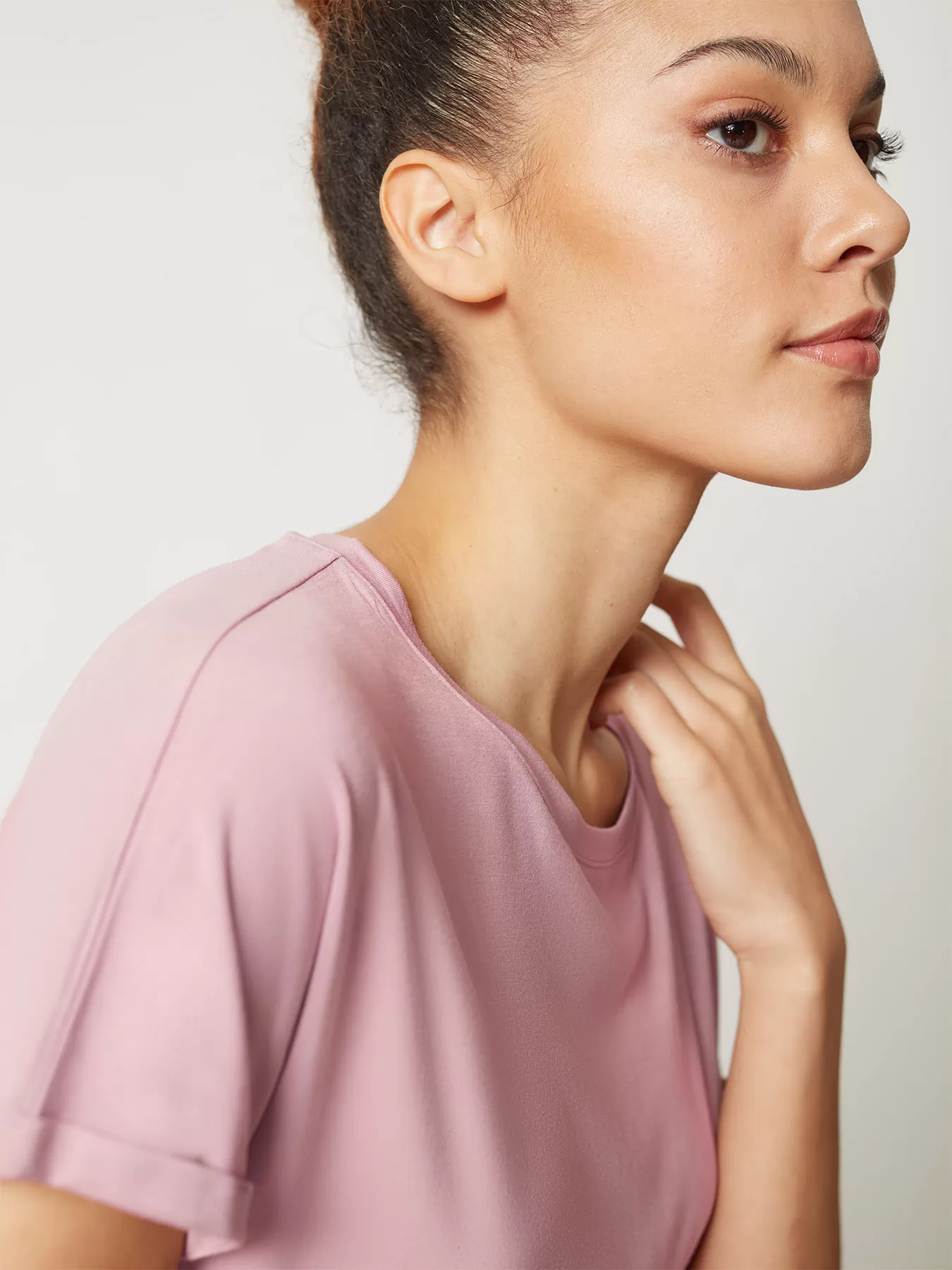 Różowy Koszulka damska Skiny Every Night in Mix&Match 080774 - zdjęcie 3