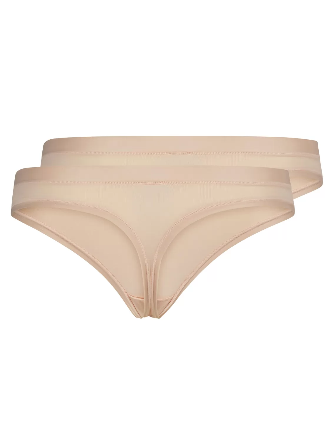 Beżowy Stringi 2PACK Skiny Pure Nudity 080077 - zdjęcie 4