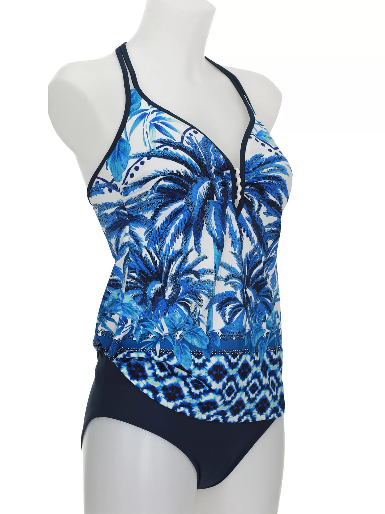 Granatowy, niebieski Tankini Sunflair 78014 - zdjęcie 3