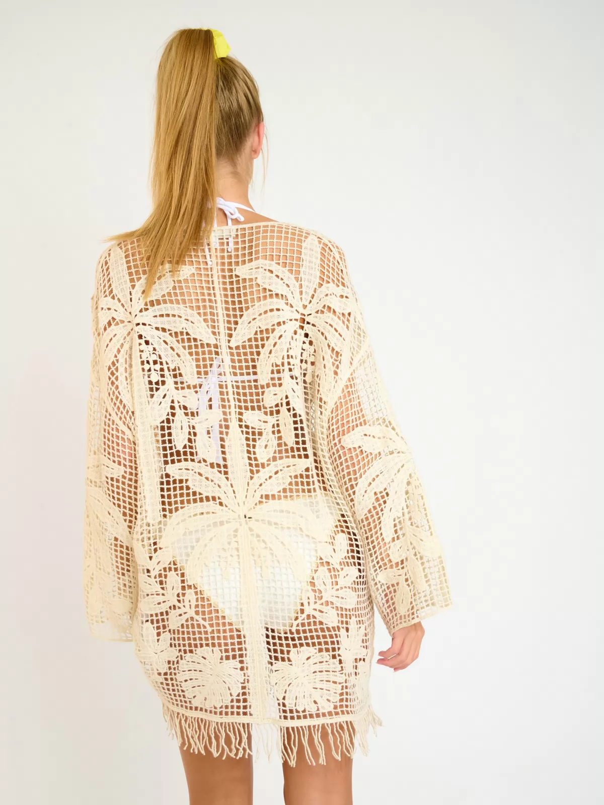 Kremowy Sukienka plażowa Banana Moon Galia Alicante - zdjęcie 2