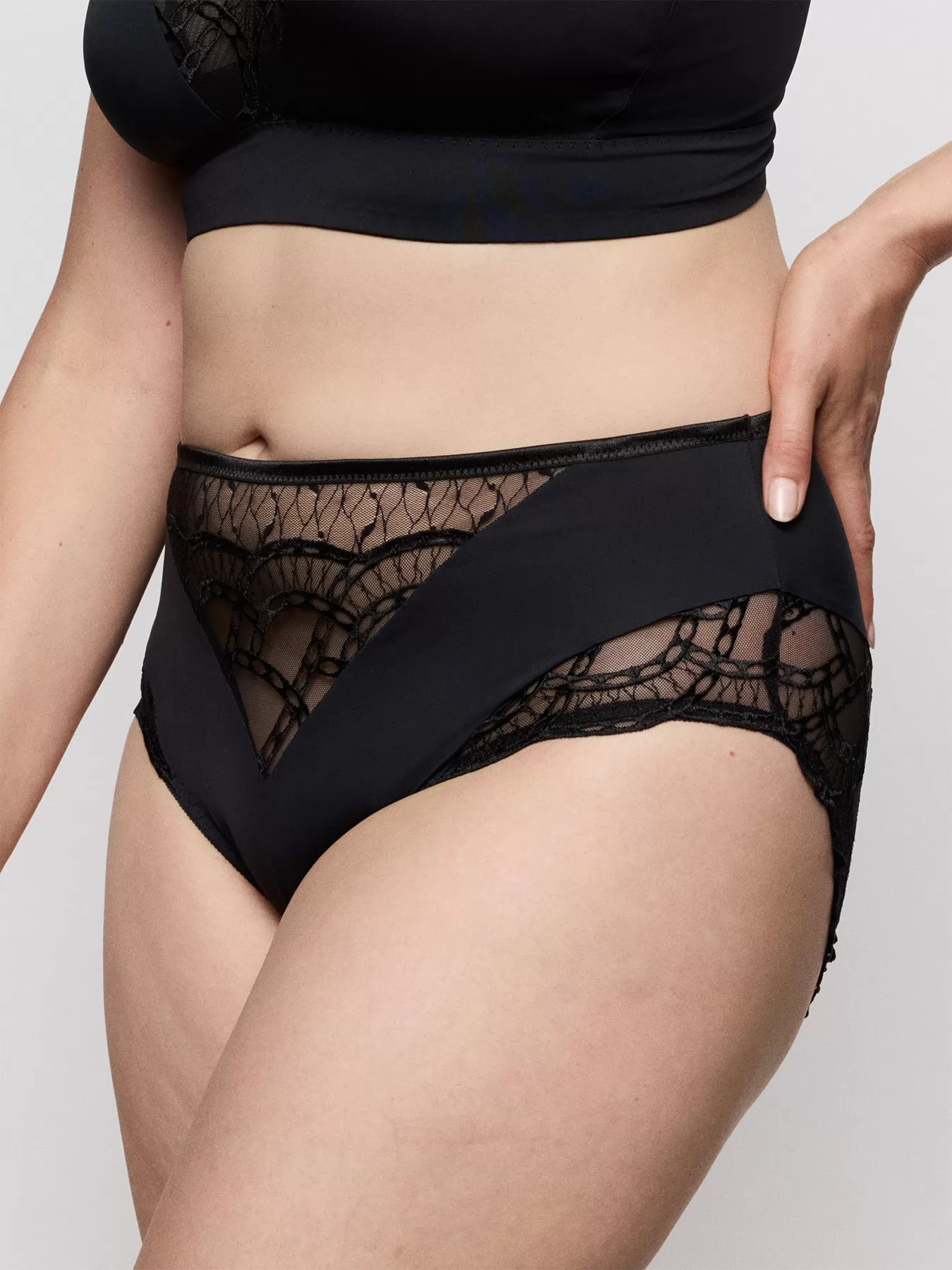 Czarny Figi Primadonna Naica 563591 - zdjęcie 3