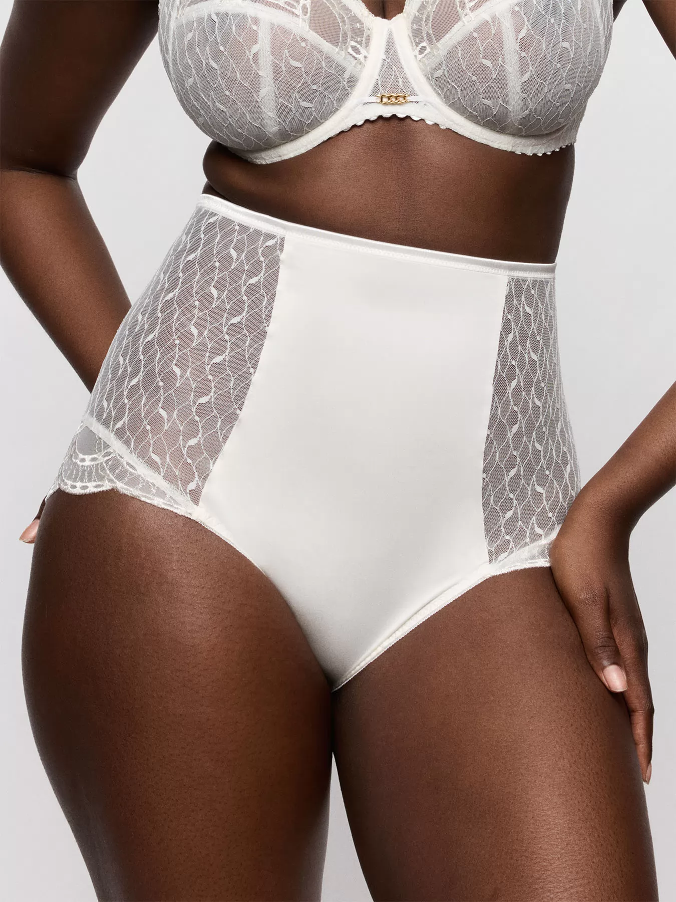 Kremowy Figi wysokie Primadonna Naica 563593 - zdjęcie 1