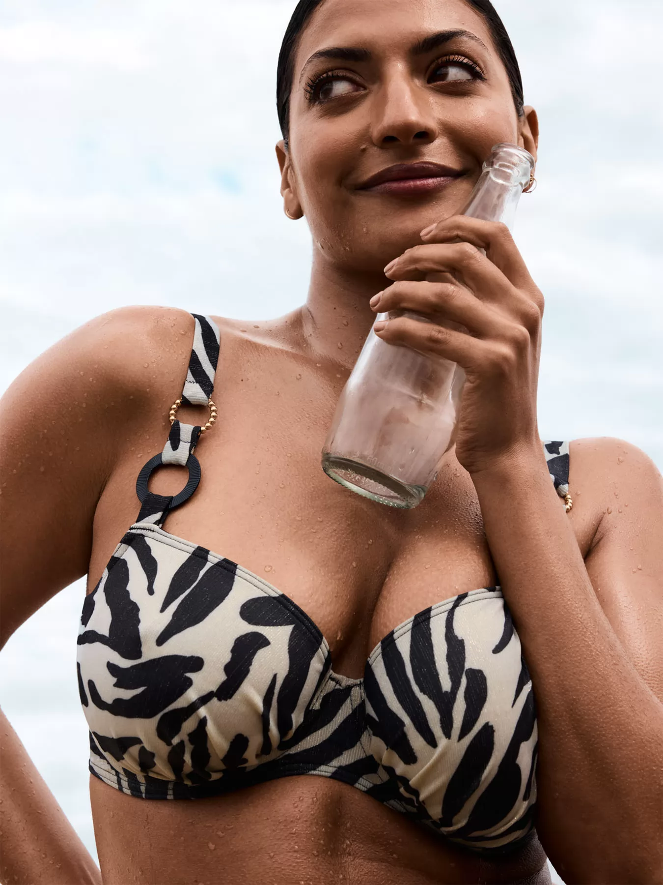 Czarny, kremowy Góra od kostiumu Primadonna Dalice 4014110 - zdjęcie 8