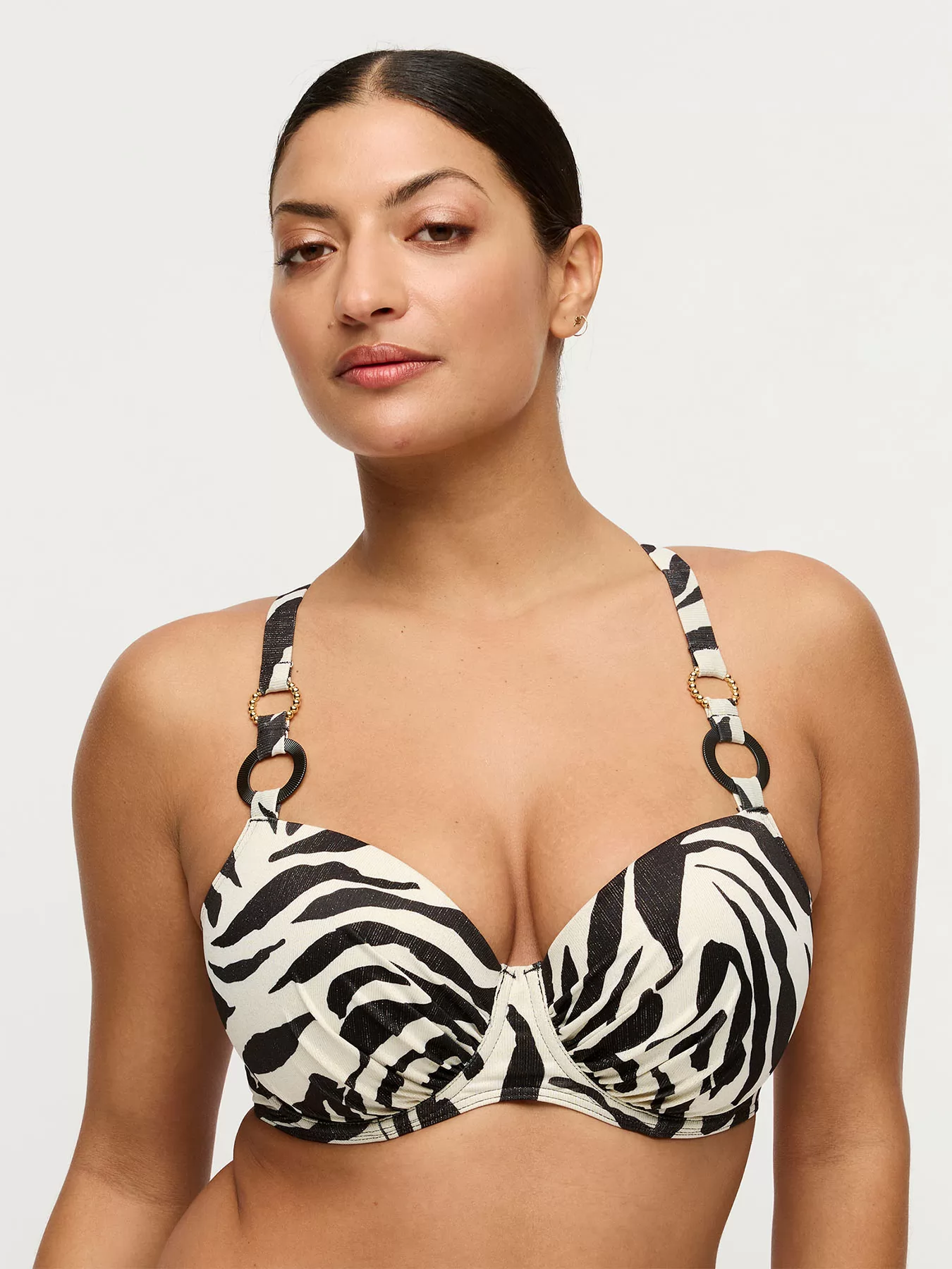 Czarny, kremowy Góra od kostiumu Primadonna Dalice 4014116 - zdjęcie 3