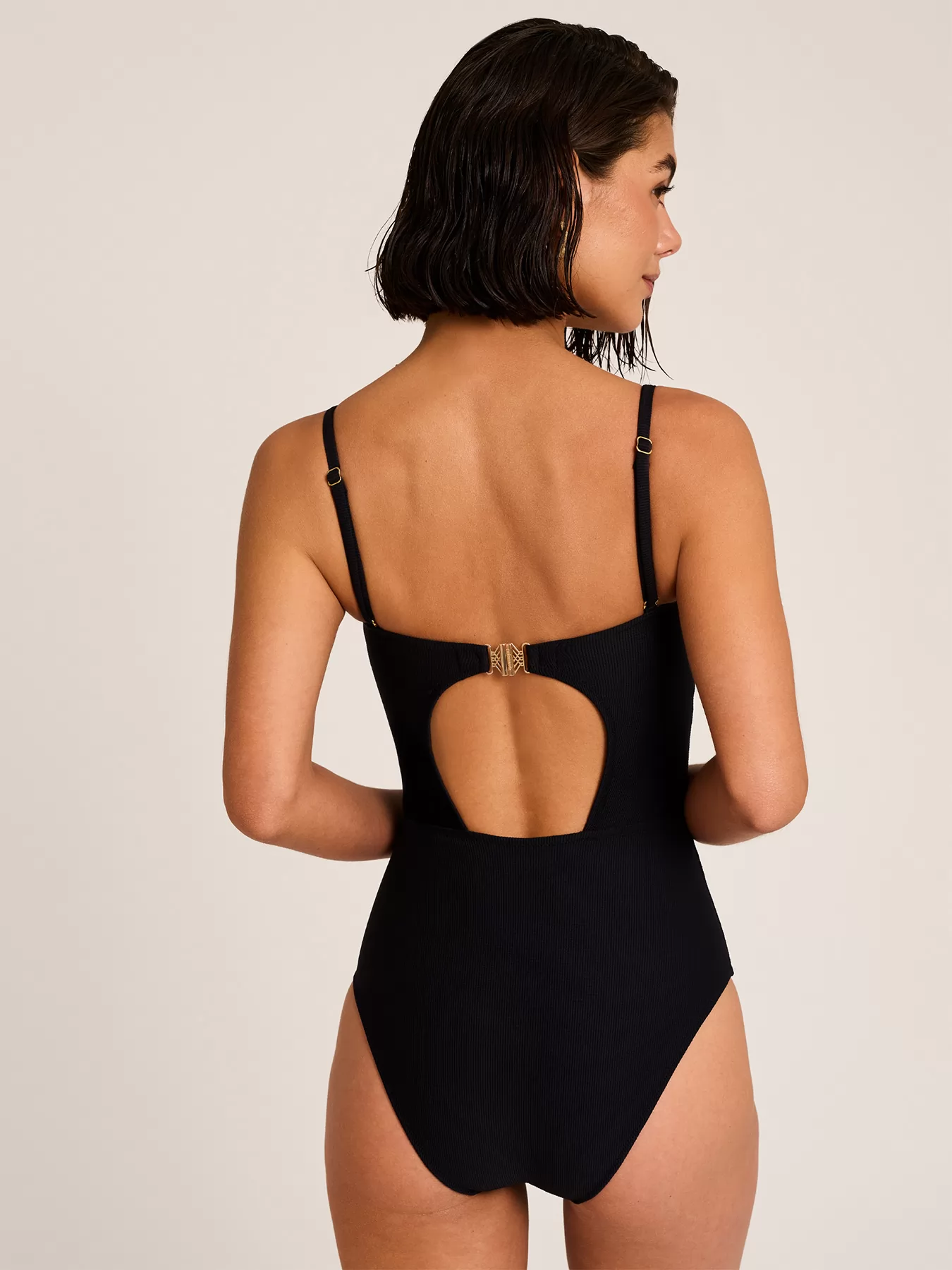 Czarny Strój kąpielowy Selmark BN358 - zdjęcie 2