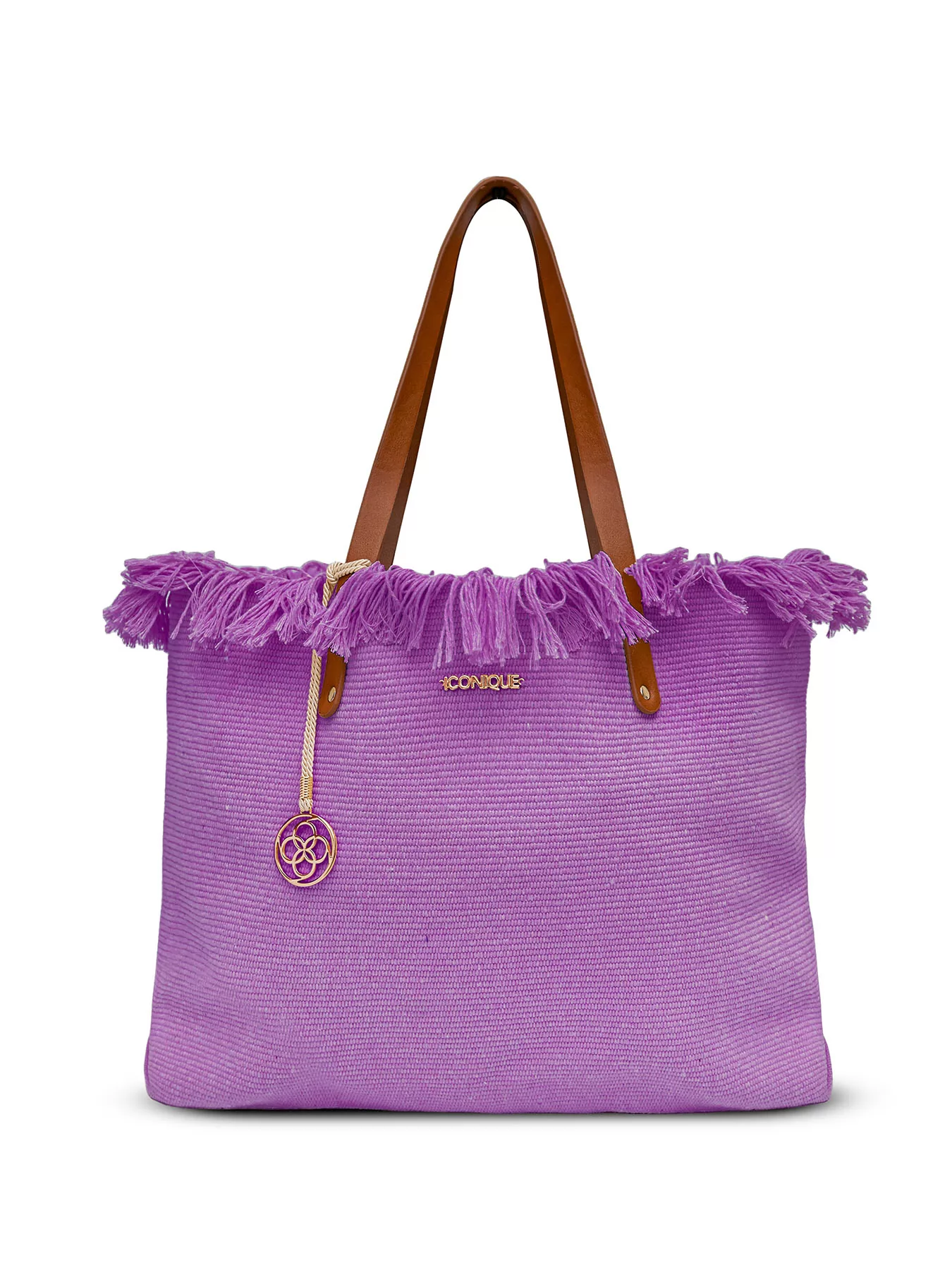 Fioletowy Torba plażowa Iconique Calypso 26-B01 - zdjęcie 1