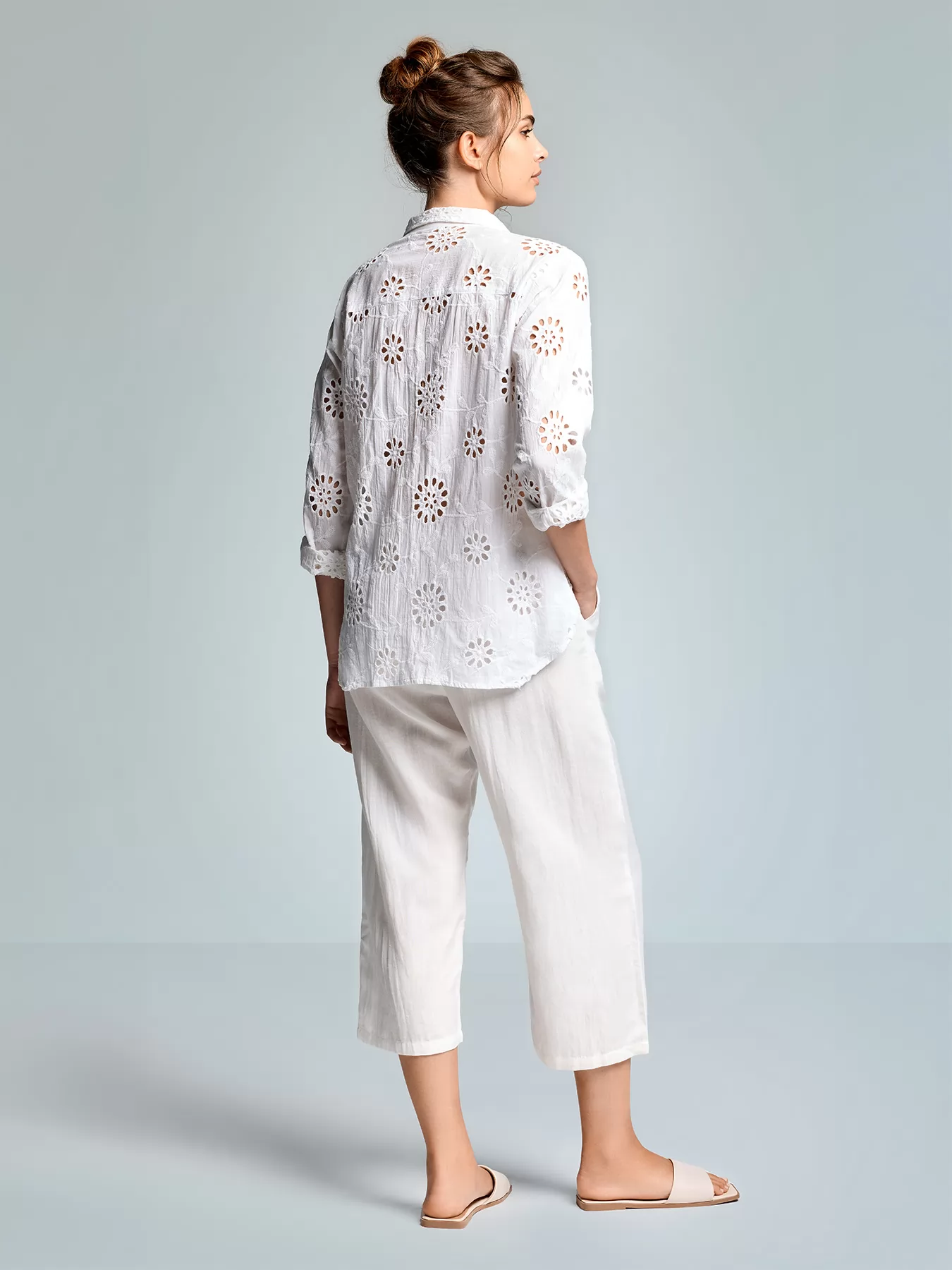 Biały Koszula damska Iconique Blake 26-005 - zdjęcie 2