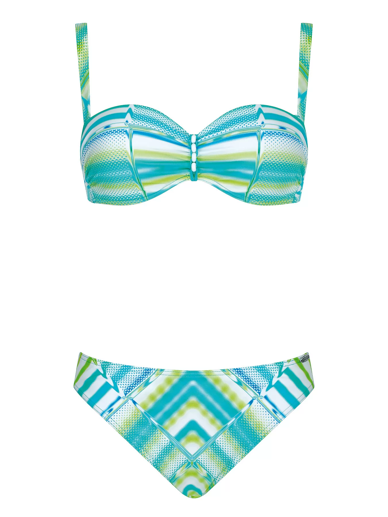 Niebieski, zielony Kostium kąpielowy Sunflair 21060 - zdjęcie 1