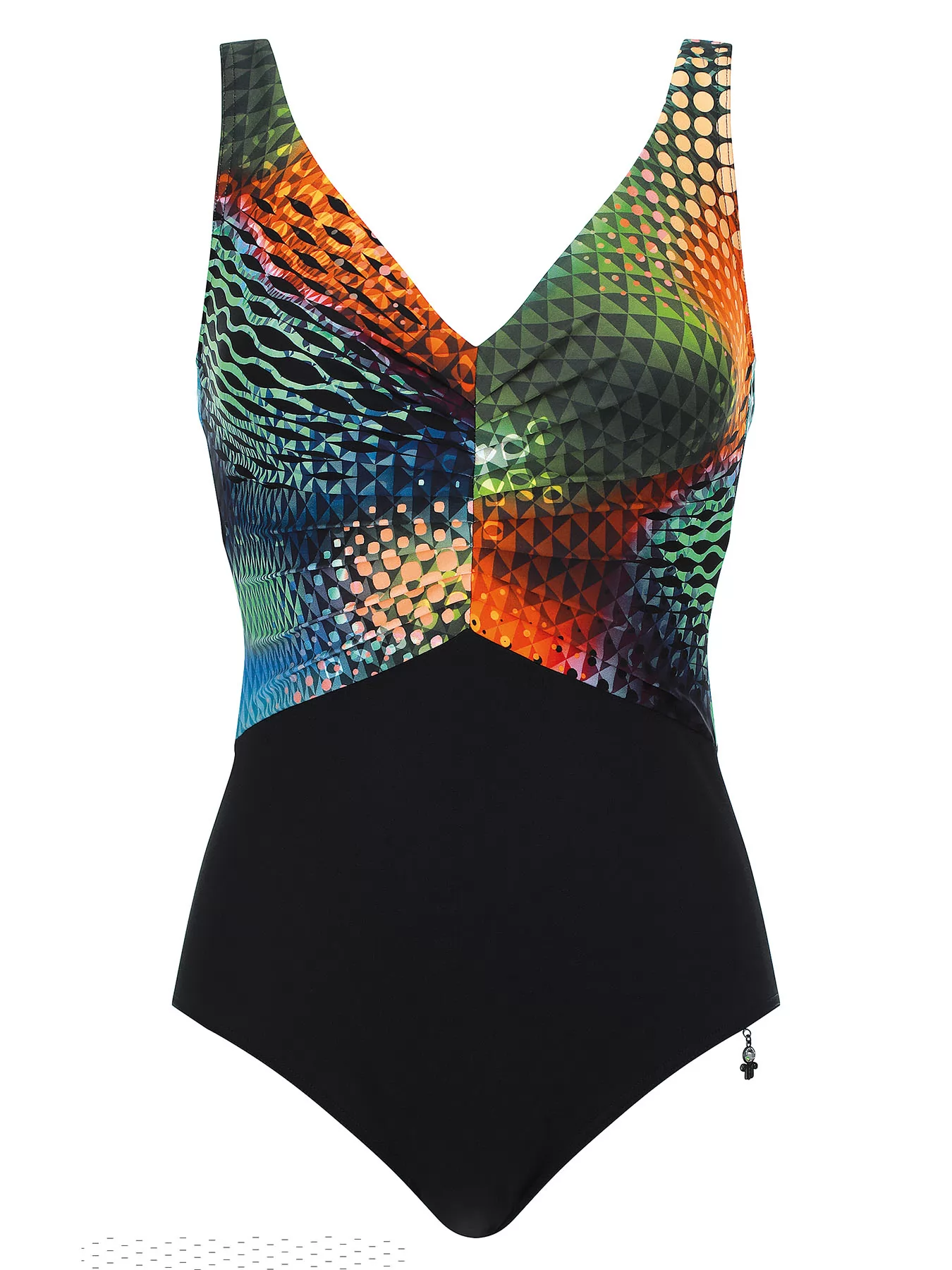 Czarny, wielobarwny Kostium kąpielowy Opera 62612 - zdjęcie 1