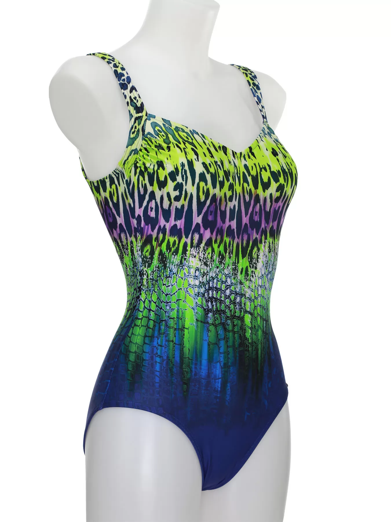 Fioletowy, wielobarwny, zielony Kostium kąpielowy Sunflair 22012 - zdjęcie 3