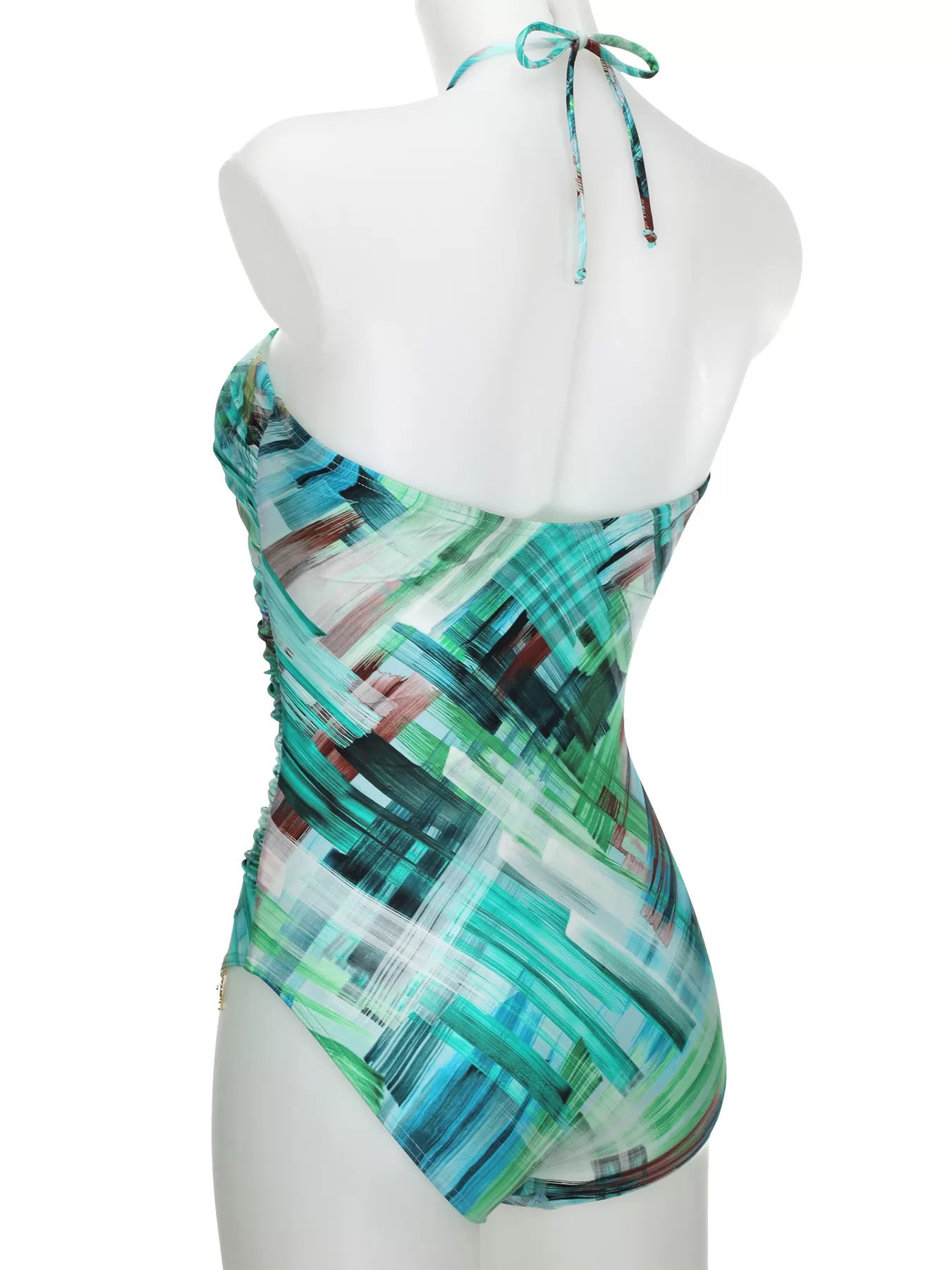 Niebieski, wielobarwny Kostium kąpielowy Opera 62002 - zdjęcie 4