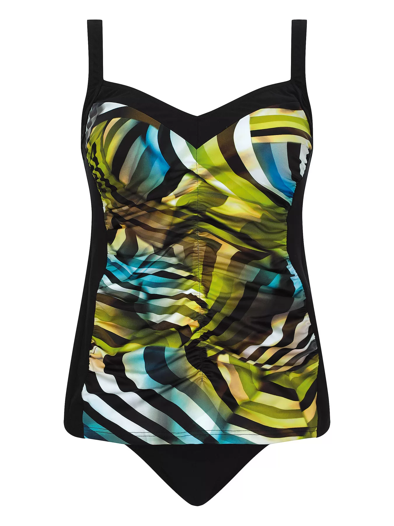 Zielony, czarny, wielobarwny Tankini Sunflair 28004 - zdjęcie 1